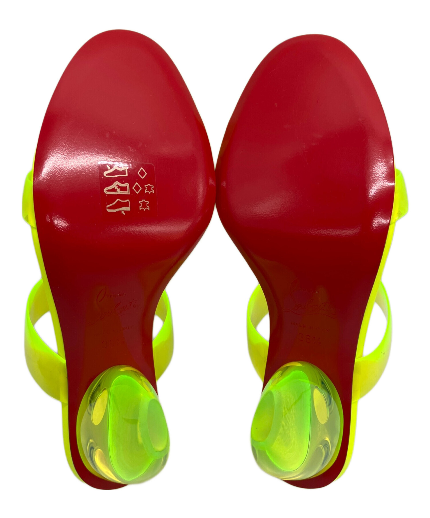 クリスチャンルブタン 蛍光イエロー 入手困難 中古・古着通販】Christian Louboutin (クリスチャン・ルブタン
