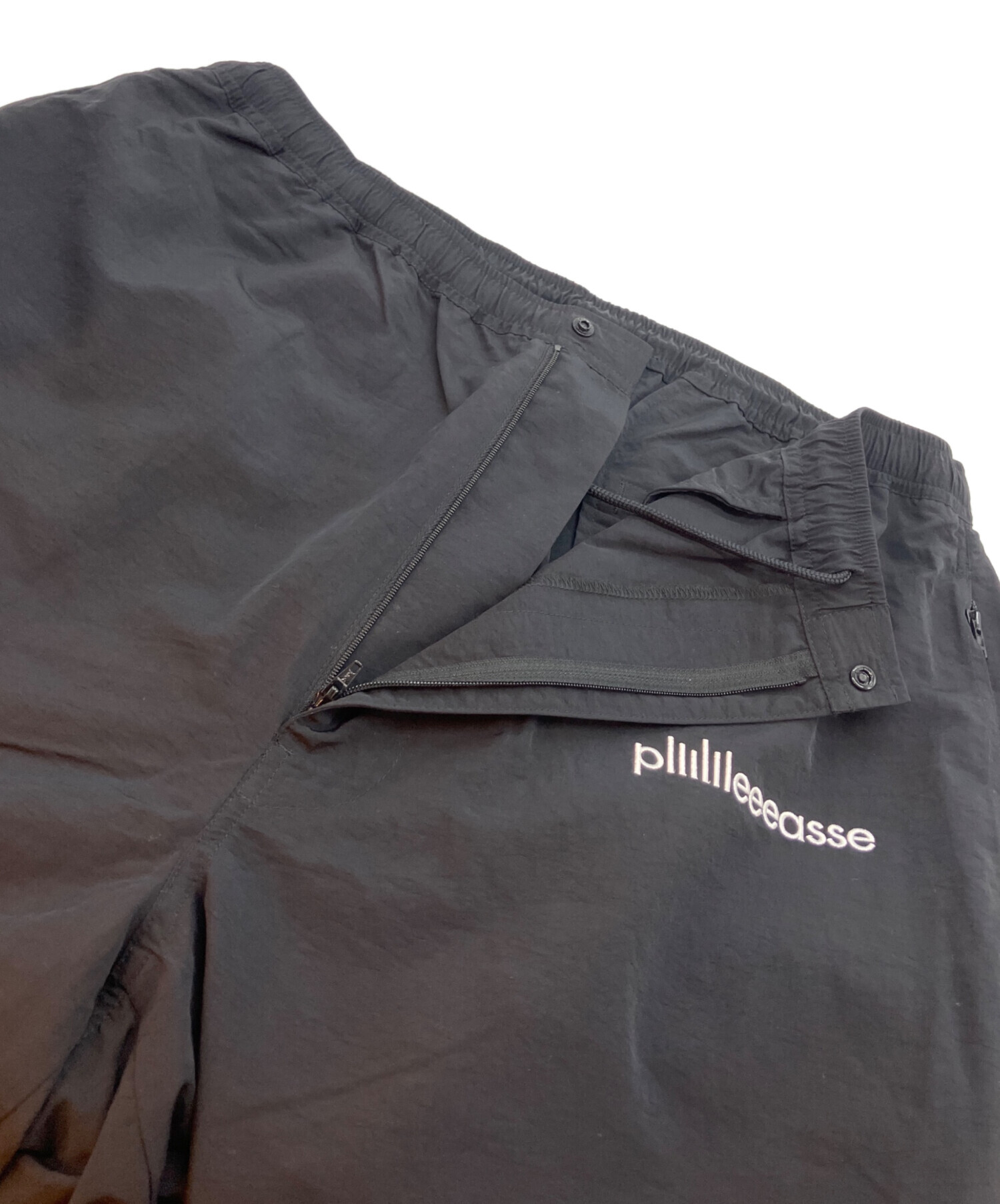 plllllleeeasse nylon track shorts (BLACK) Lサイズ｜Yahoo!フリマ