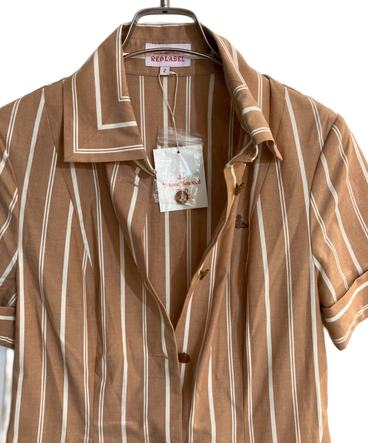 Vivienne Westwood RED LABEL シャツワンピース 中古・古着通販】Vivienne Westwood RED LABEL (ヴィヴィアンウエスト