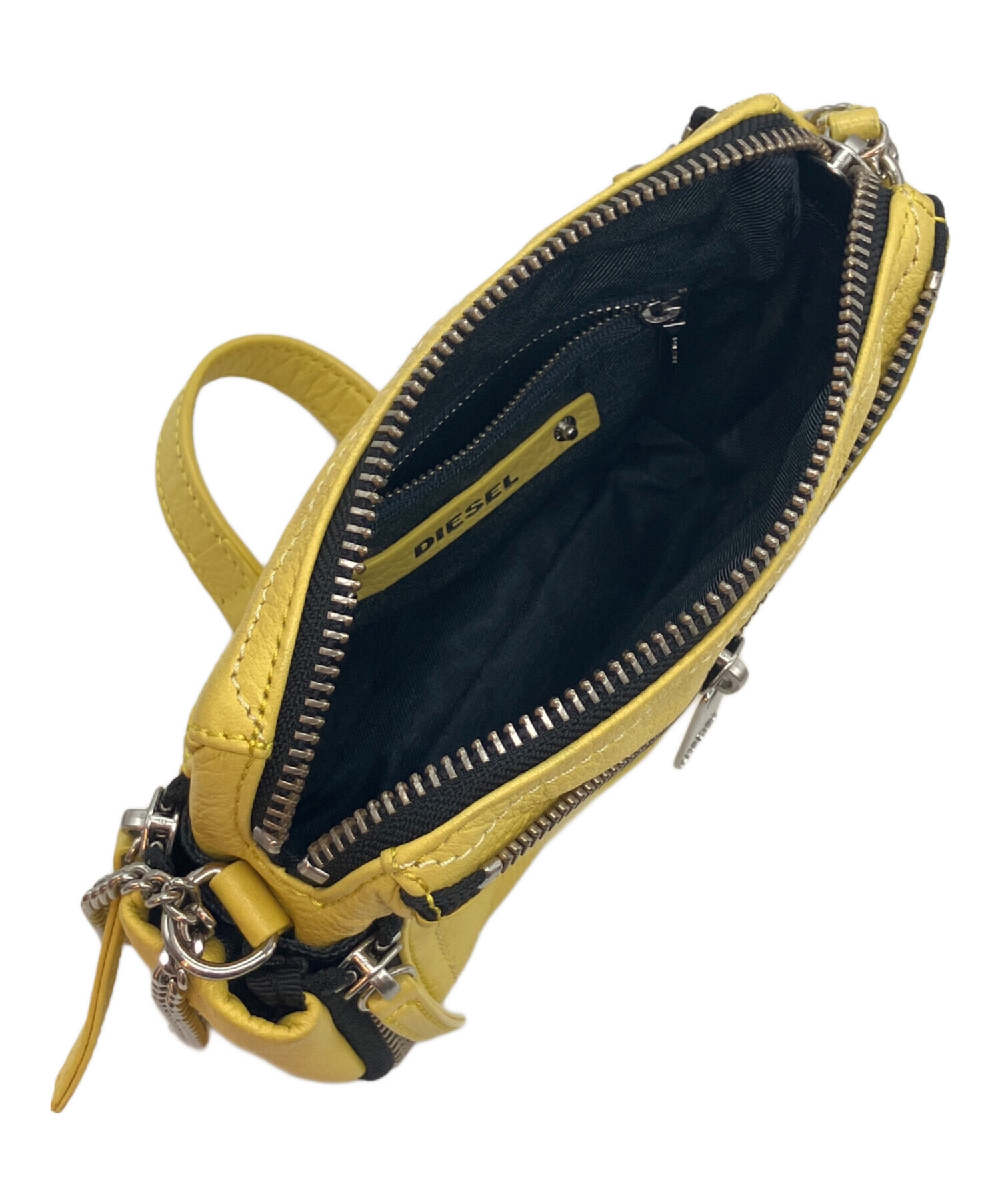 中古・古着通販】DIESEL (ディーゼル) レザーショルダーバッグ