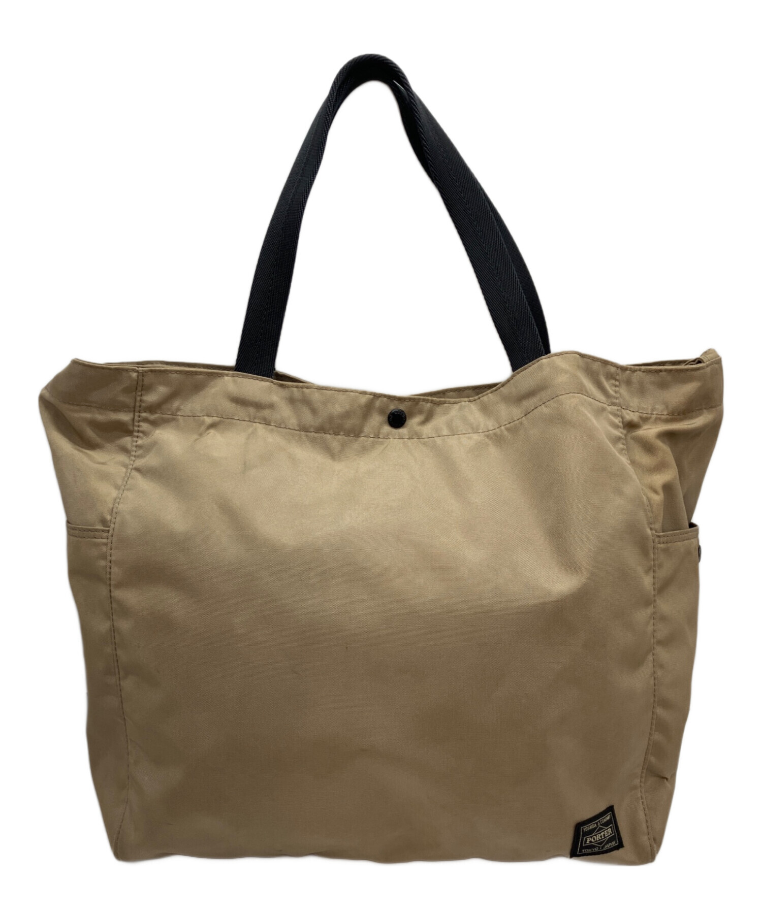 中古・古着通販】PORTER (ポーター) 2WAY TOTE BAG ベージュ｜ブランド