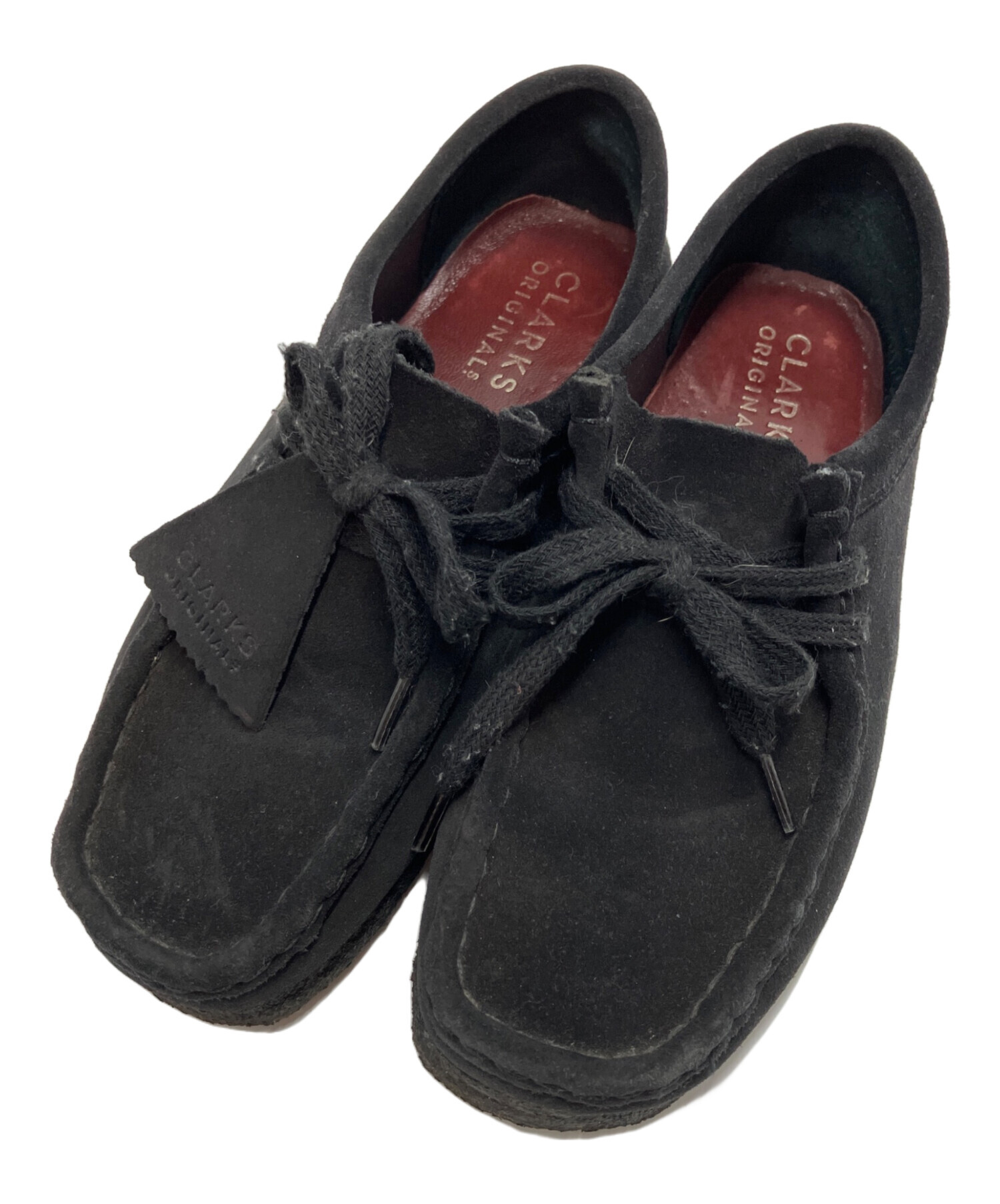 クラークス　ワラビー　未使用 中古・古着通販】CLARKS (クラークス) ワラビーブーツ ブラック サイズ