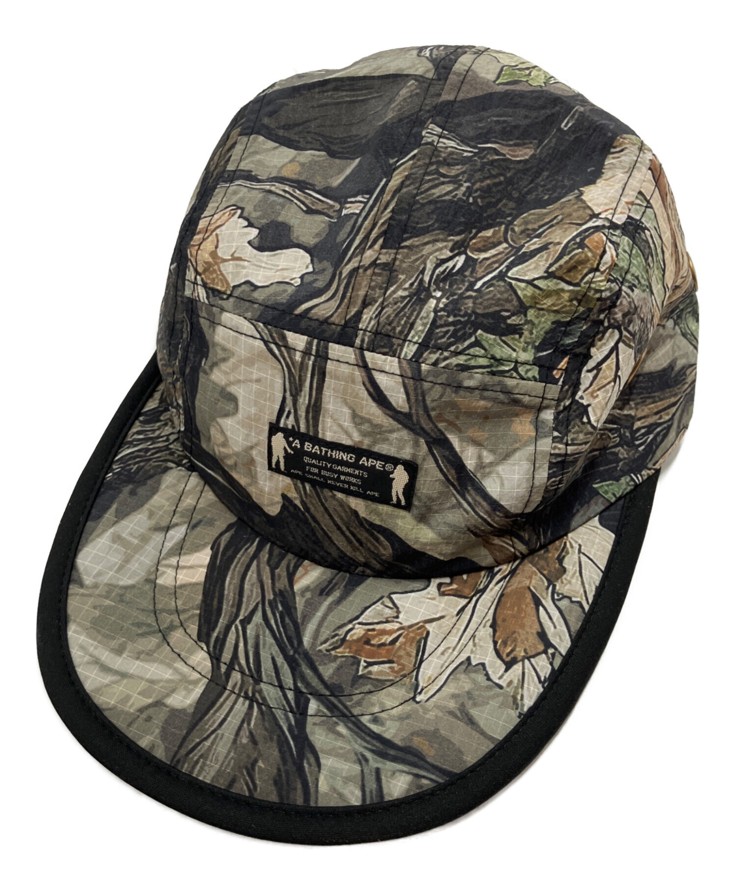 A BATHING APE カモ　帽子 中古・古着通販】A BATHING APE (アベイシングエイプ) Tree Edge Camo