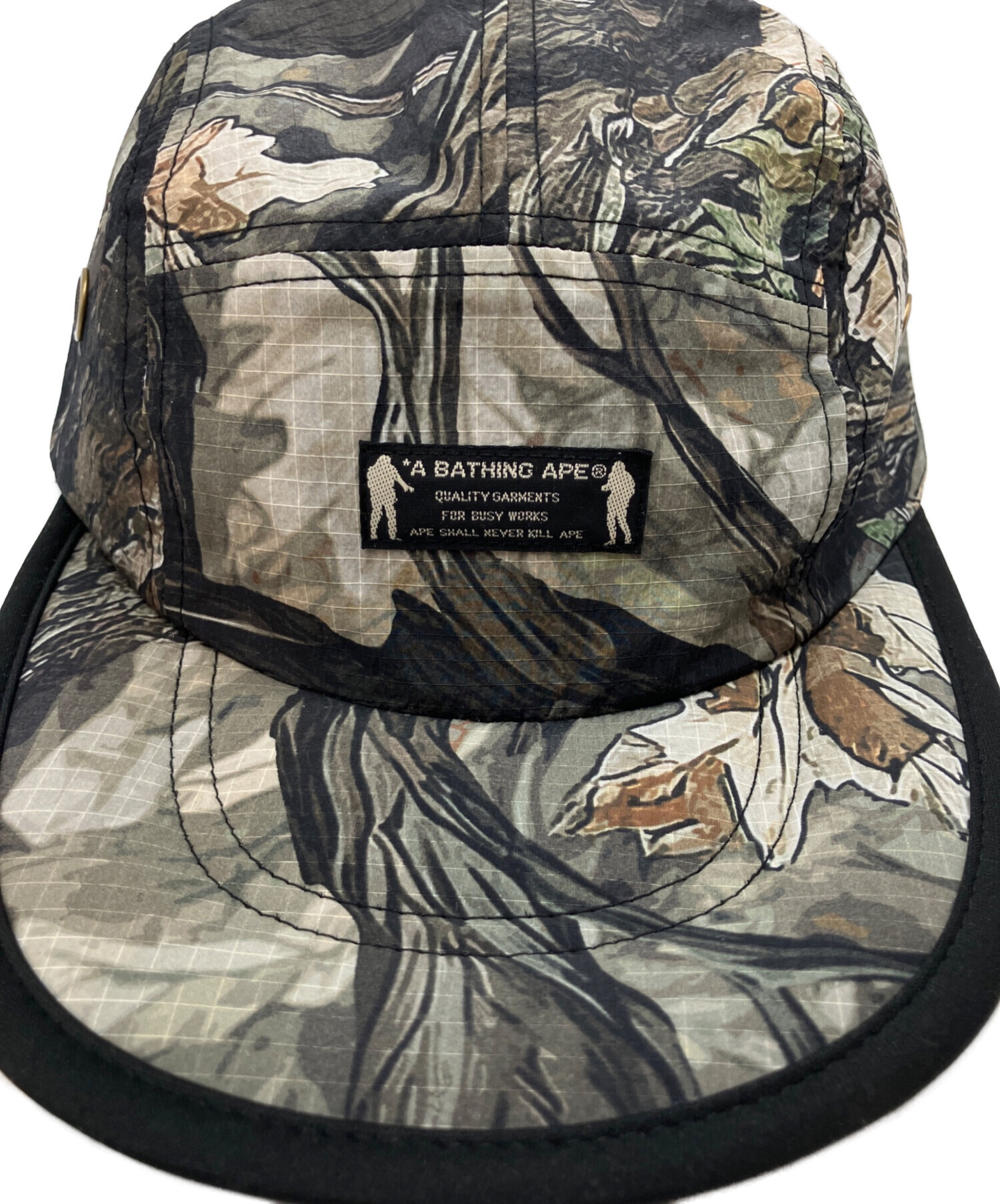 【最終価格】90s A Bathing Ape キャップ 最初期 中古・古着通販】A BATHING APE (アベイシングエイプ) Tree Edge Camo