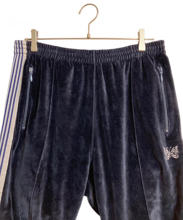 中古・古着通販】Needles (ニードルズ) ベロアトラックパンツ ネイビー