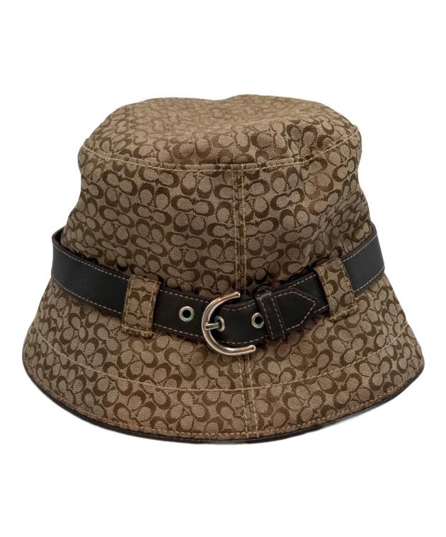 中古・古着通販】COACH (コーチ) シグネチャーバケットハット