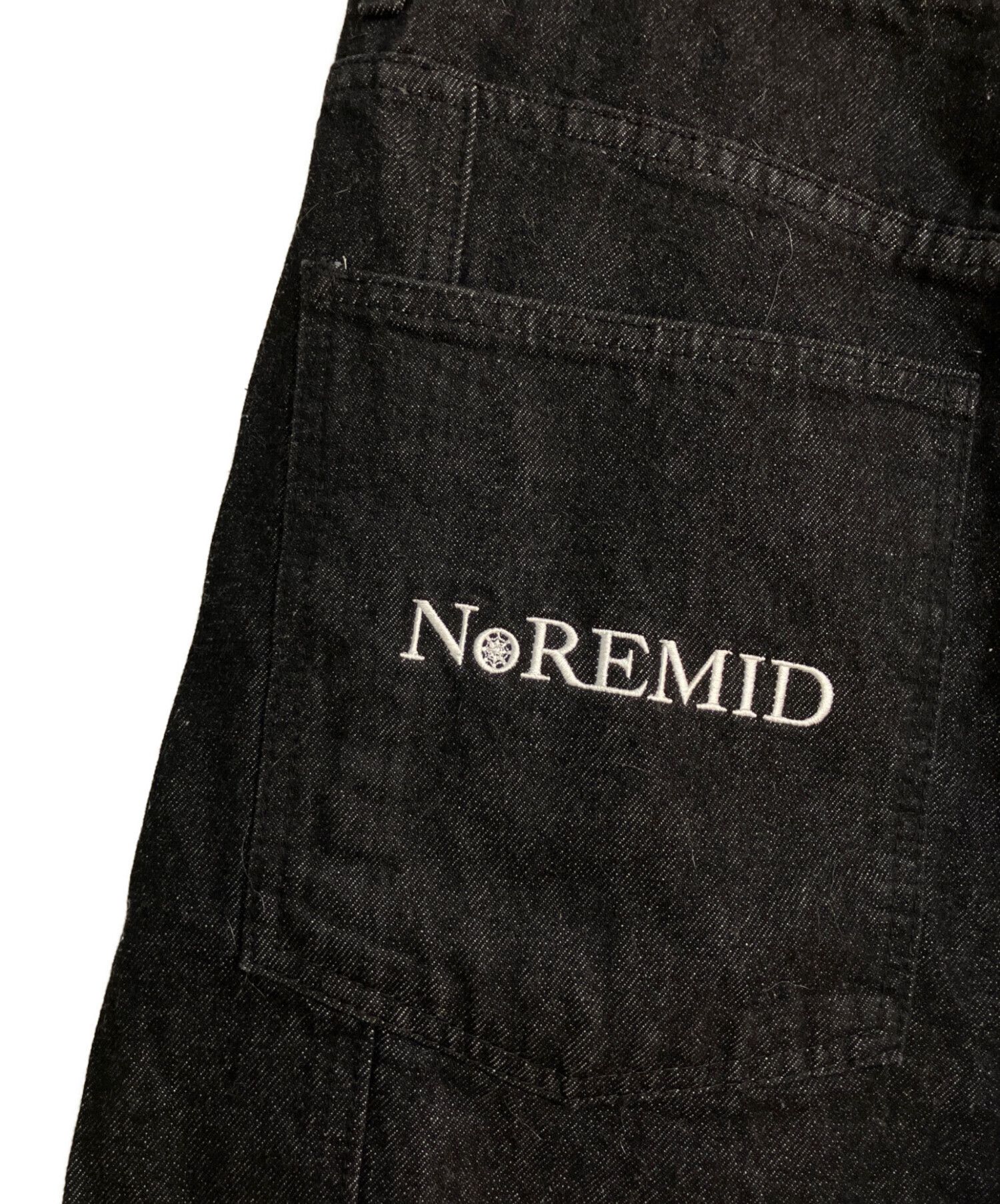 中古・古着通販】NOREMID (ノーリミッド) ロゴ刺繍バギーデニムパンツ 