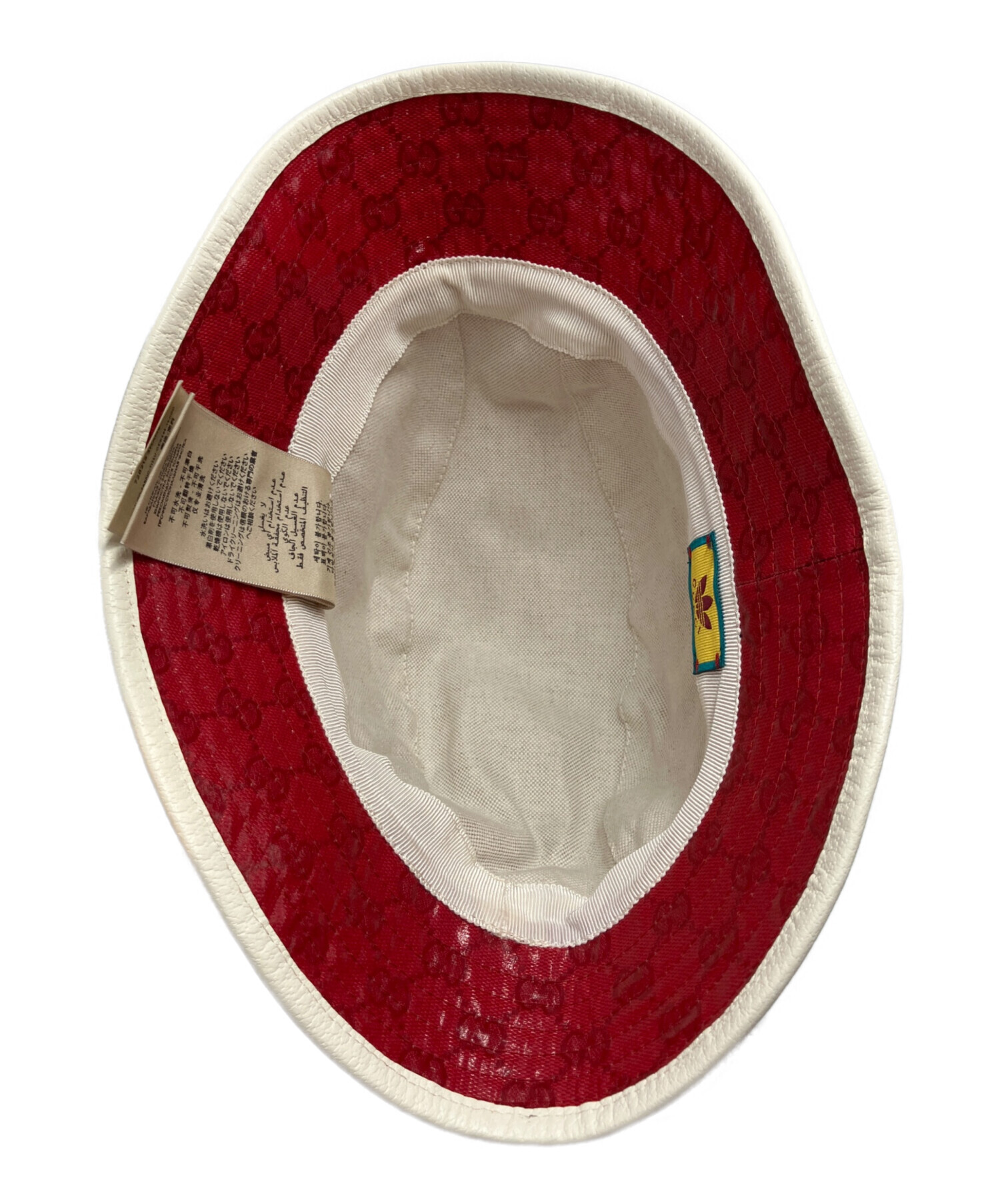 中古・古着通販】GUCCI (グッチ) adidas (アディダス) ハット レッド 