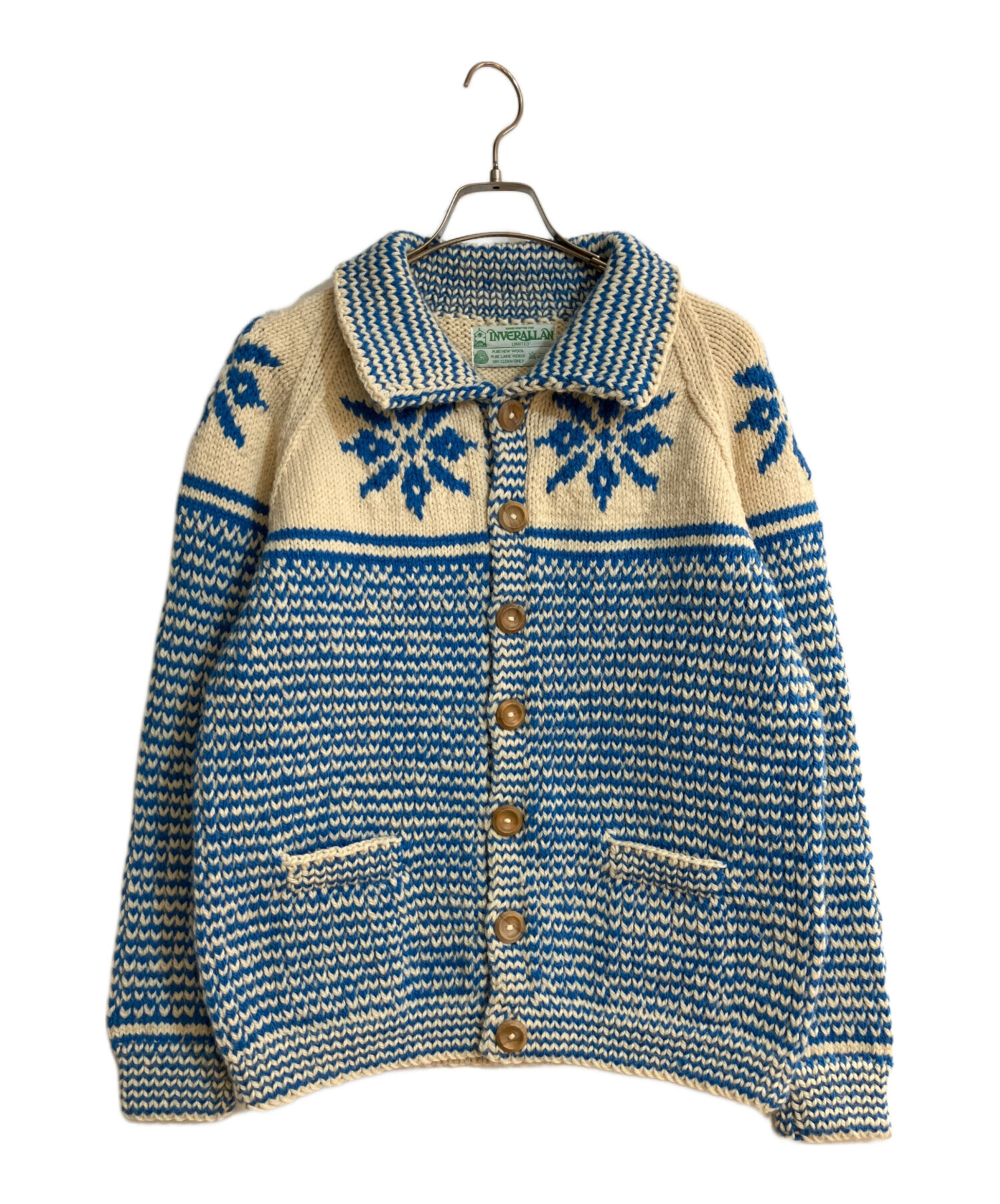 英国製 JAEGER ミックスカラー ビンテージ RRL INVERALLAN 中古・古着通販】INVERALLAN (インバーアラン) 3A SNOW FLAKE 3A