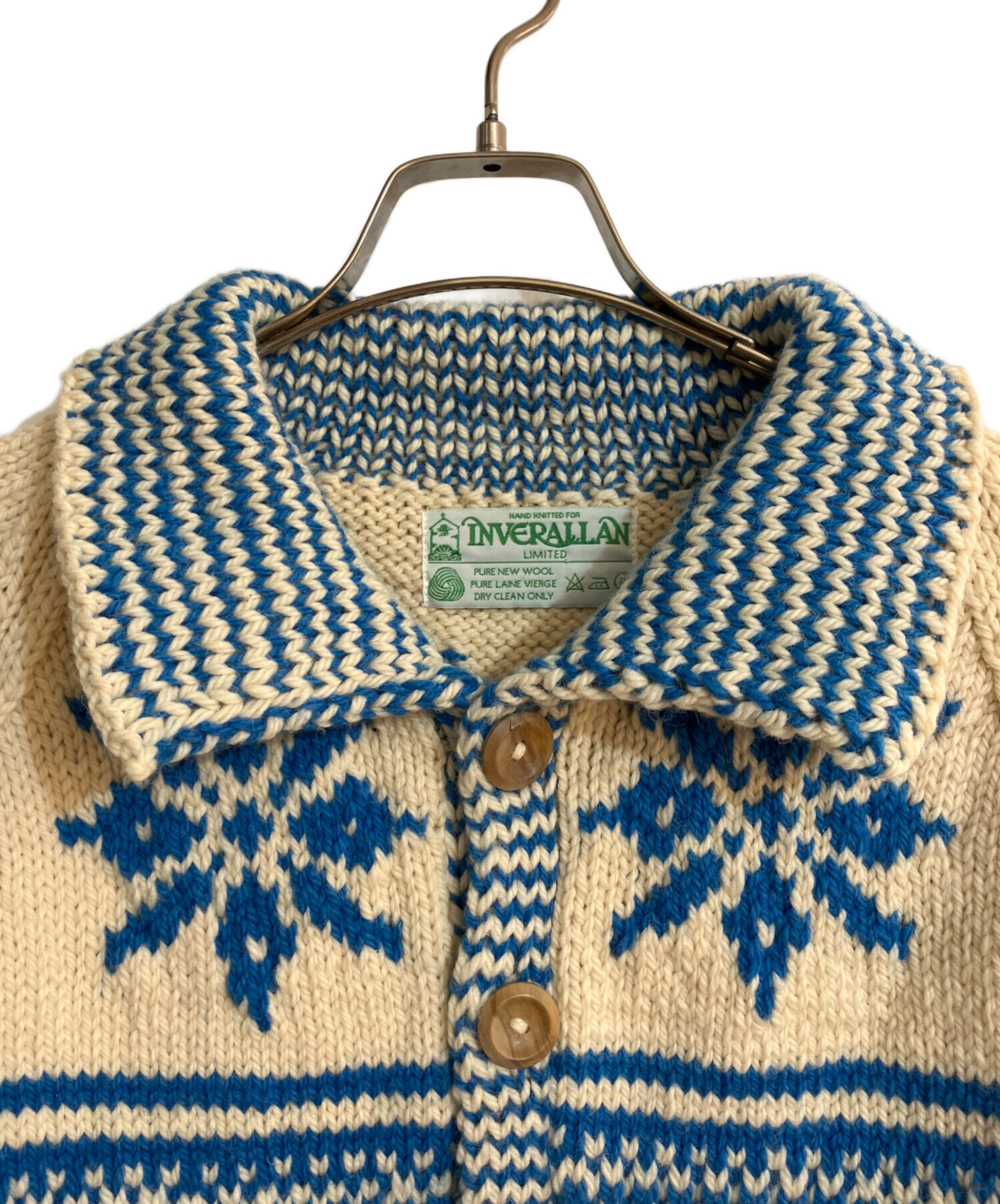 英国製 JAEGER ミックスカラー ビンテージ RRL INVERALLAN 中古・古着通販】INVERALLAN (インバーアラン) 3A SNOW FLAKE 3A