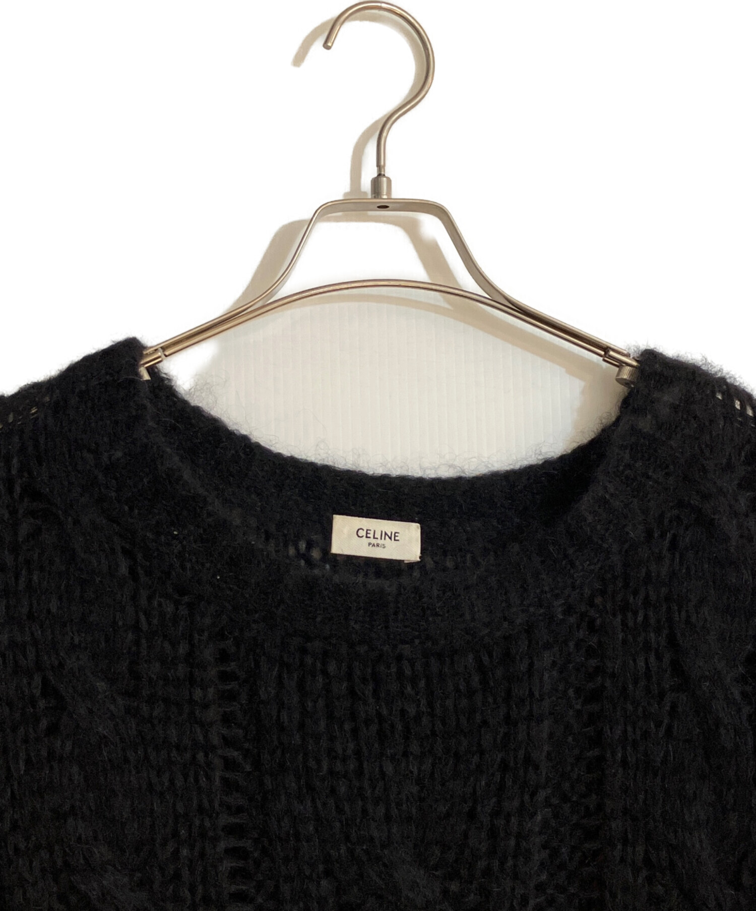 中古・古着通販】CELINE (セリーヌ) ボクシーアランモヘアニット