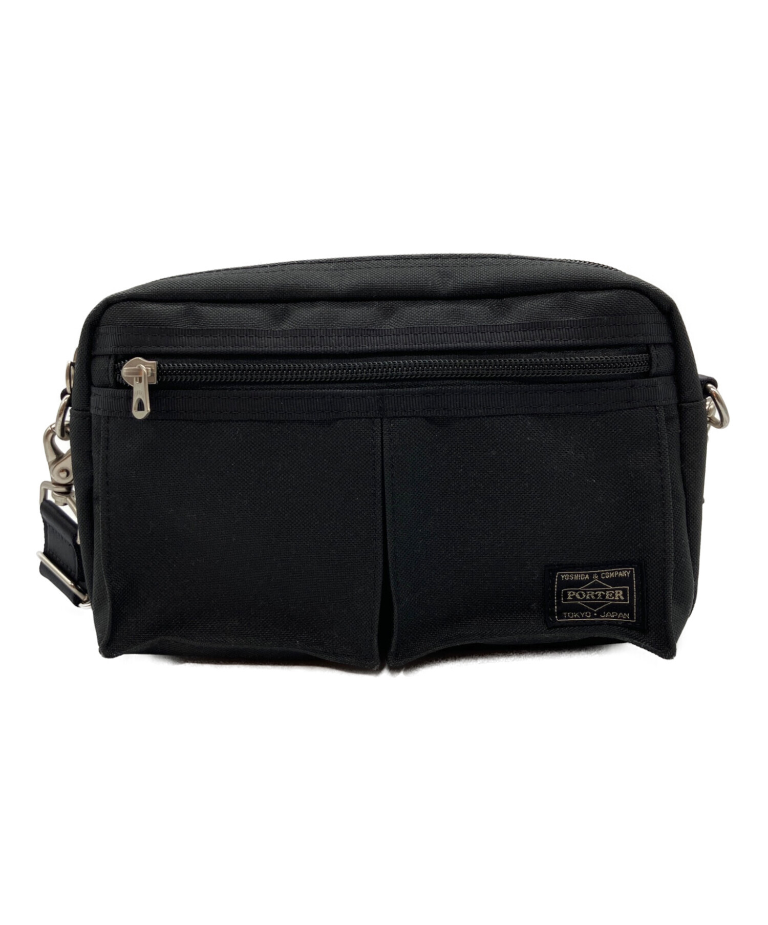 【中古】ポーター PORTER ショルダーバッグ M70817-4 中古・古着通販】PORTER (ポーター) ショルダーバッグ ブラック