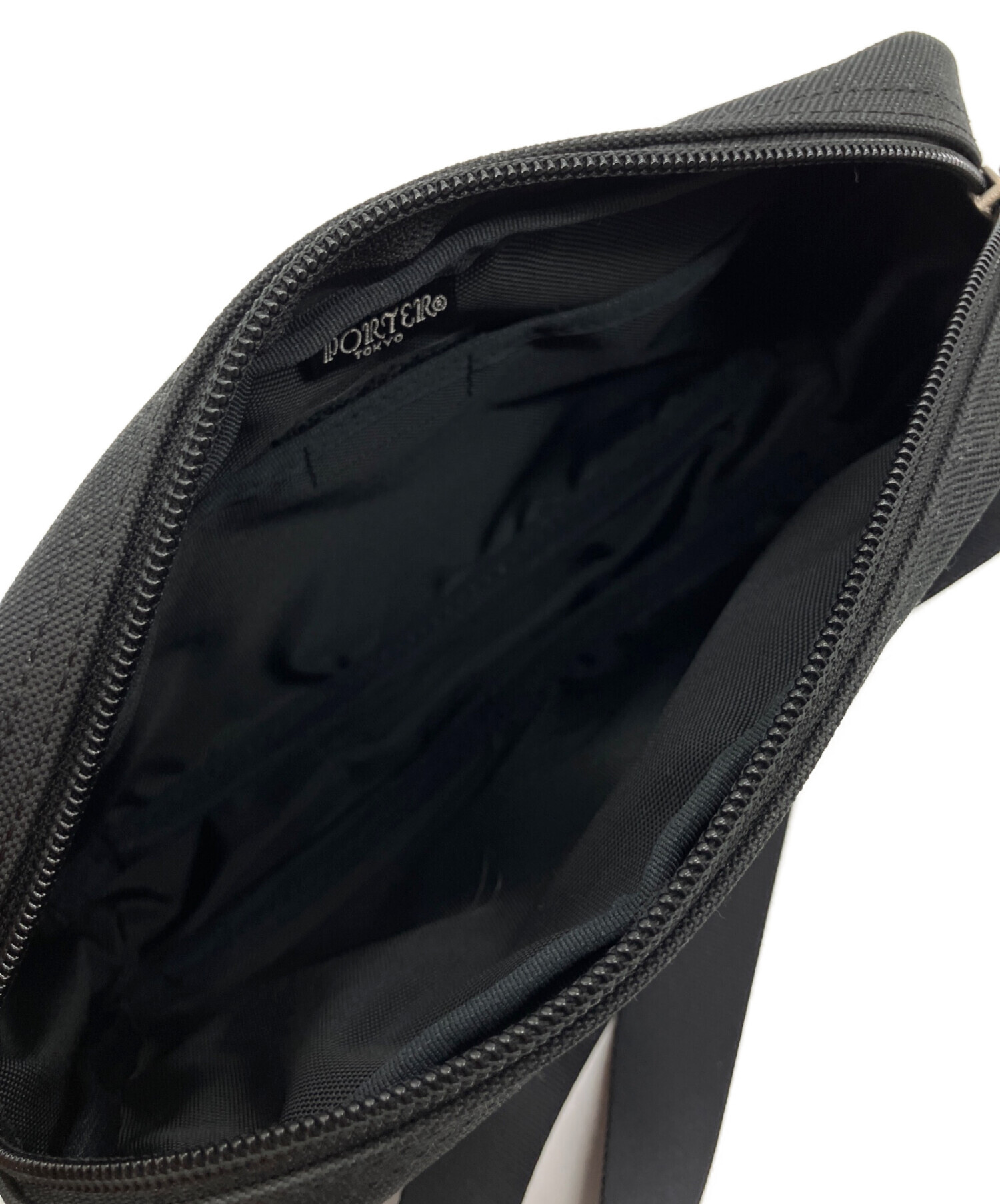 中古・古着通販】PORTER (ポーター) ショルダーバッグ ブラック
