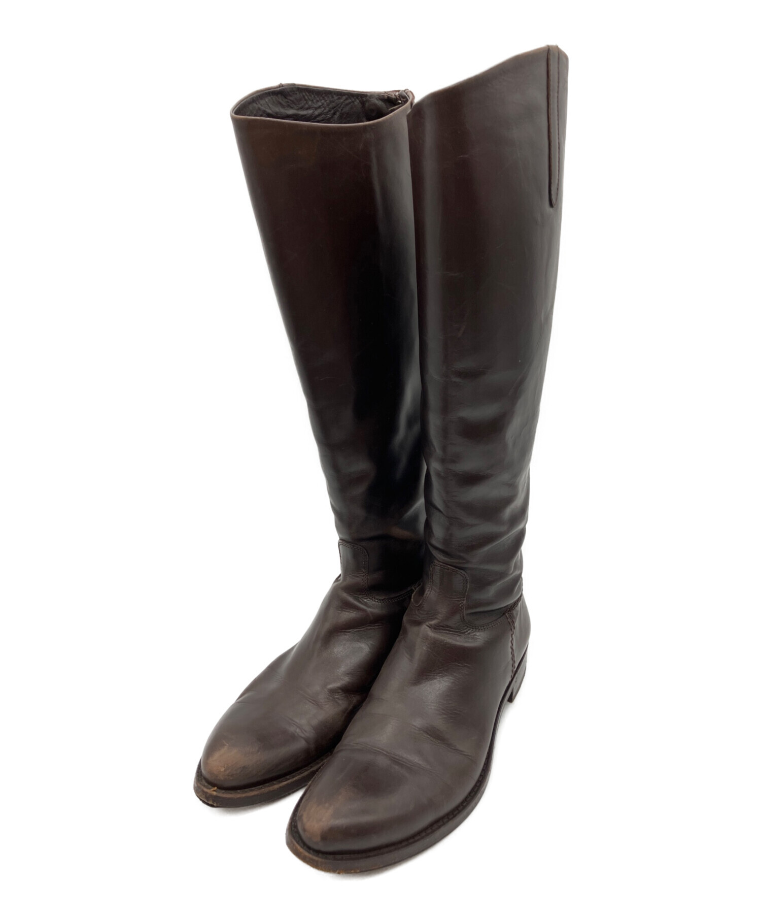 中古・古着通販】JIL SANDER (ジルサンダー) ロングブーツ ブラウン