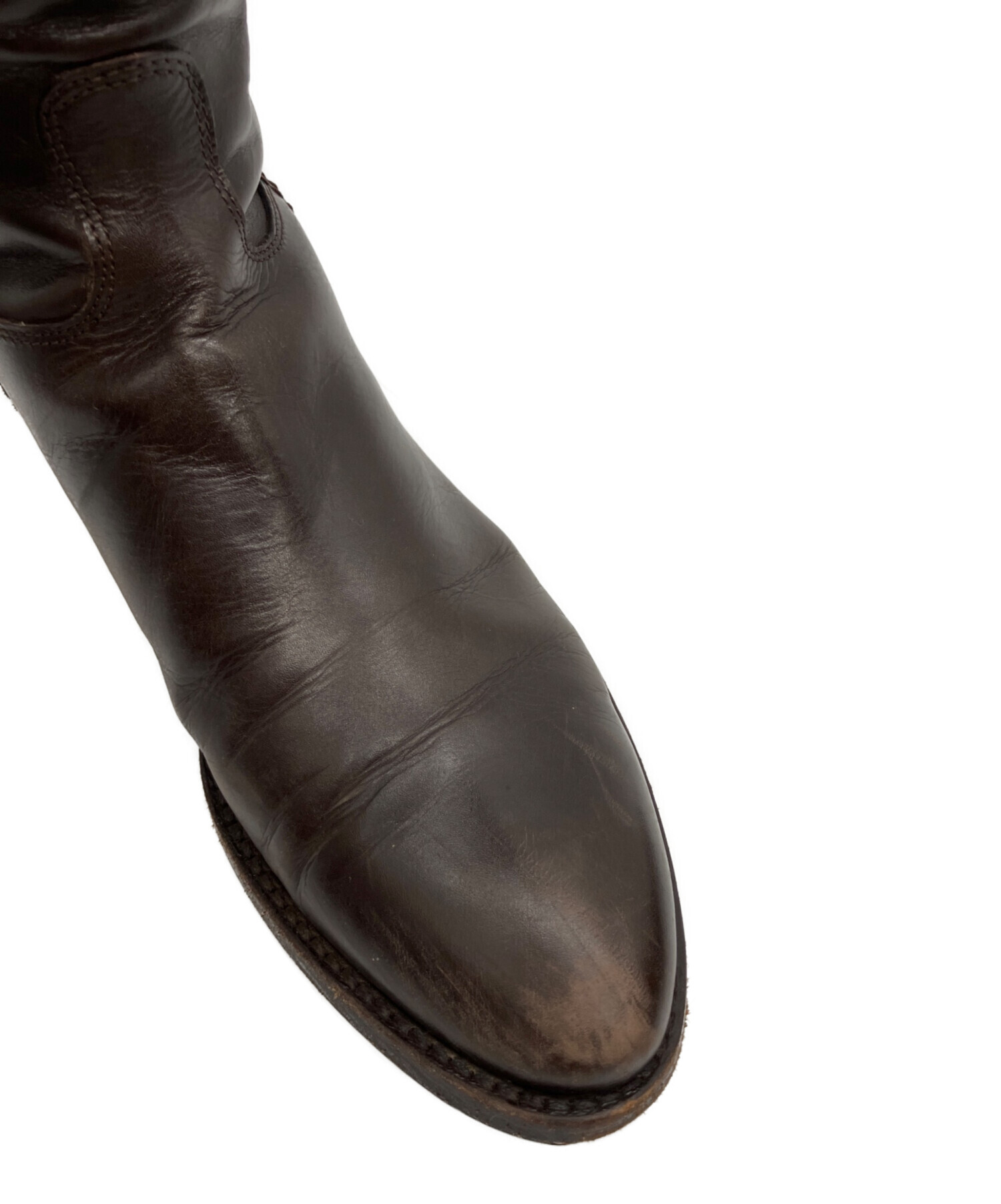 中古・古着通販】JIL SANDER (ジルサンダー) ロングブーツ ブラウン
