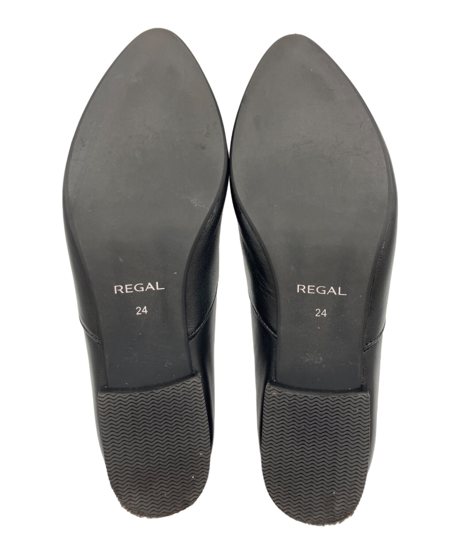 中古・古着通販】REGAL (リーガル) 甲深フラットシューズ ブラック
