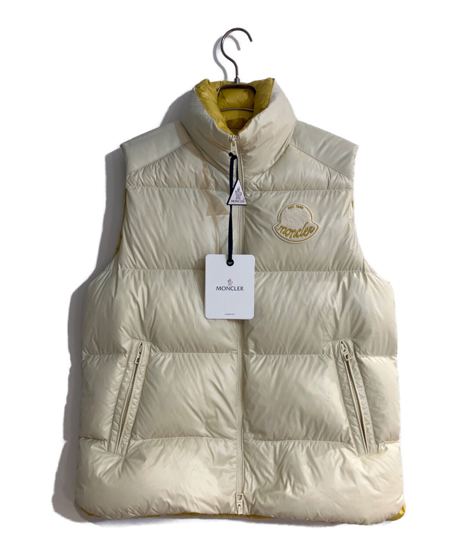 中古・古着通販】MONCLER (モンクレール) LIPSIダウンベスト ホワイト