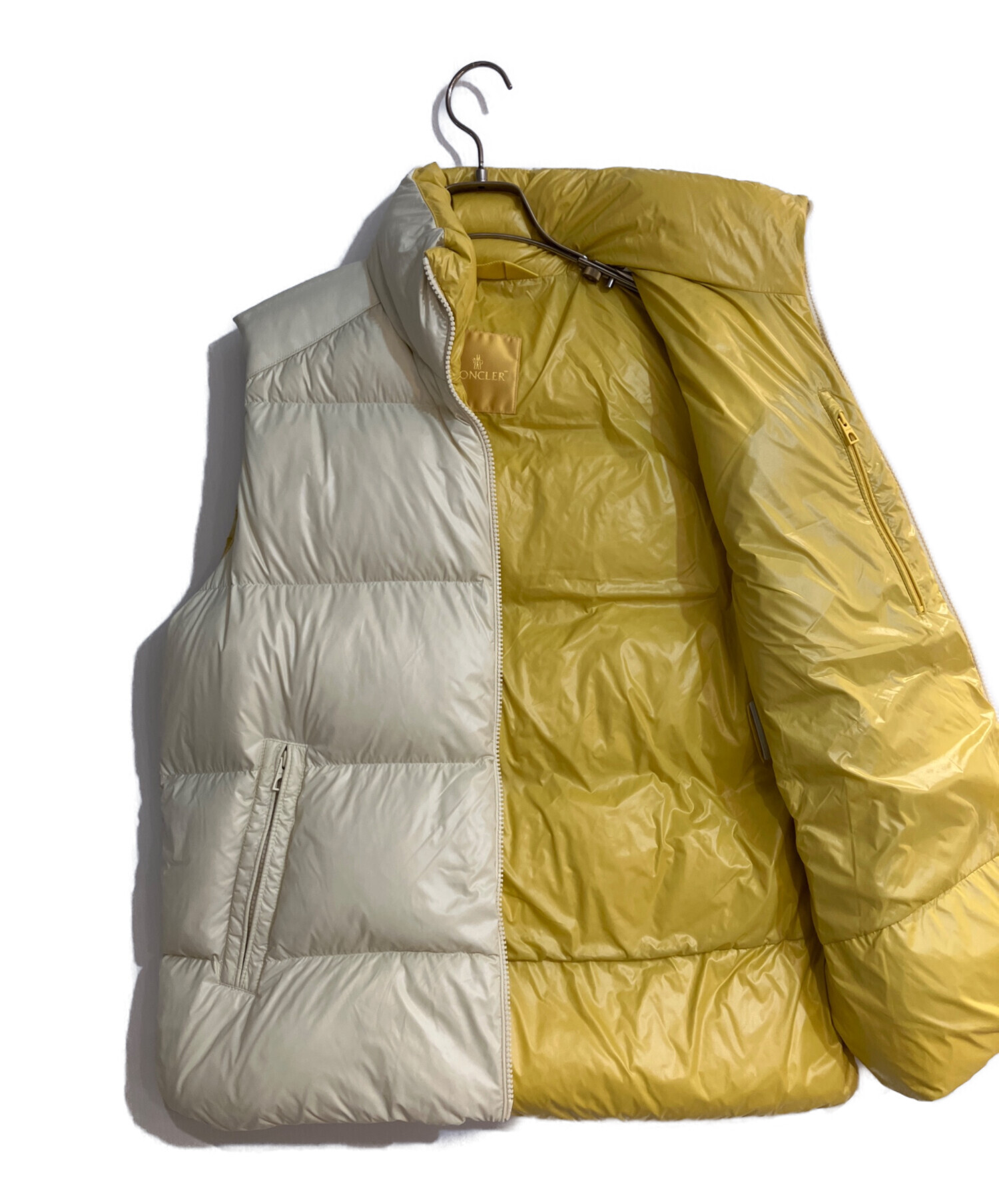 中古・古着通販】MONCLER (モンクレール) LIPSIダウンベスト ホワイト