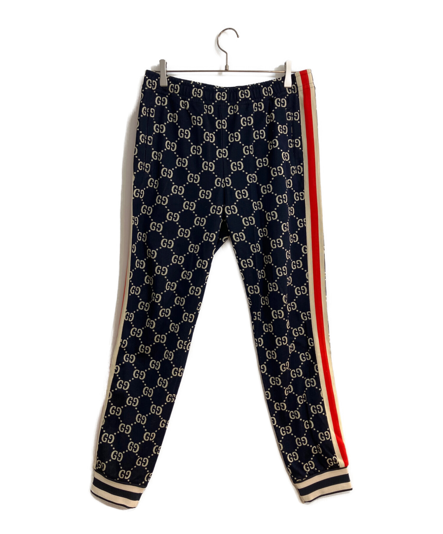 D*n様 m*a様 GUCCI GGジャカード ジョギングパンツ ブラック 中古・古着通販】GUCCI (グッチ) GGジャカード ジョギングパンツ