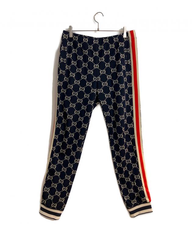 GUCCI グッチ gg ジョギング パンツ sizeS 中古・古着通販】GUCCI (グッチ) GGジャカード ジョギングパンツ