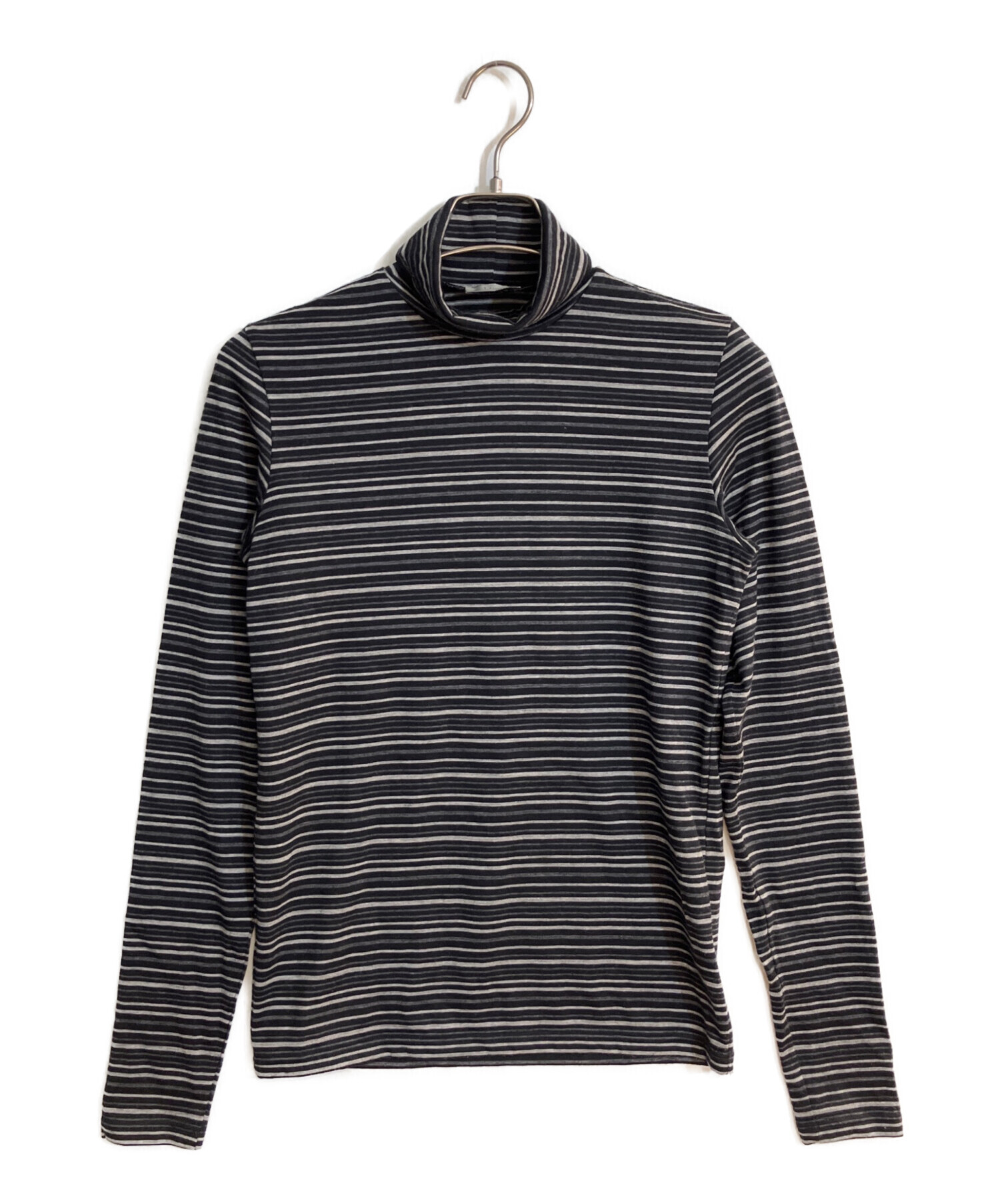 Dior HOMME ディオール 05 ボーダー タートルネック カットソー 中古・古着通販】Dior Homme (ディオール オム) ボーダー