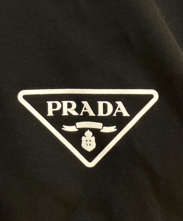 中古・古着通販】PRADA (プラダ) トライアングルロゴ プリントTシャツ