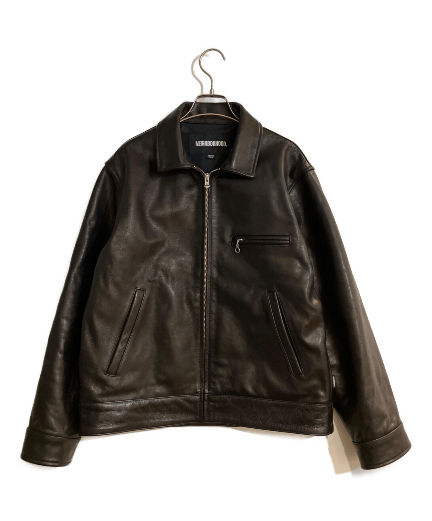 ジャケット・アウター NEIGHBORHOOD 26SS LEATHER SPORTS JACKET 中古・古着通販】NEIGHBORHOOD (ネイバーフッド) 26SS LEATHER SPORTS
