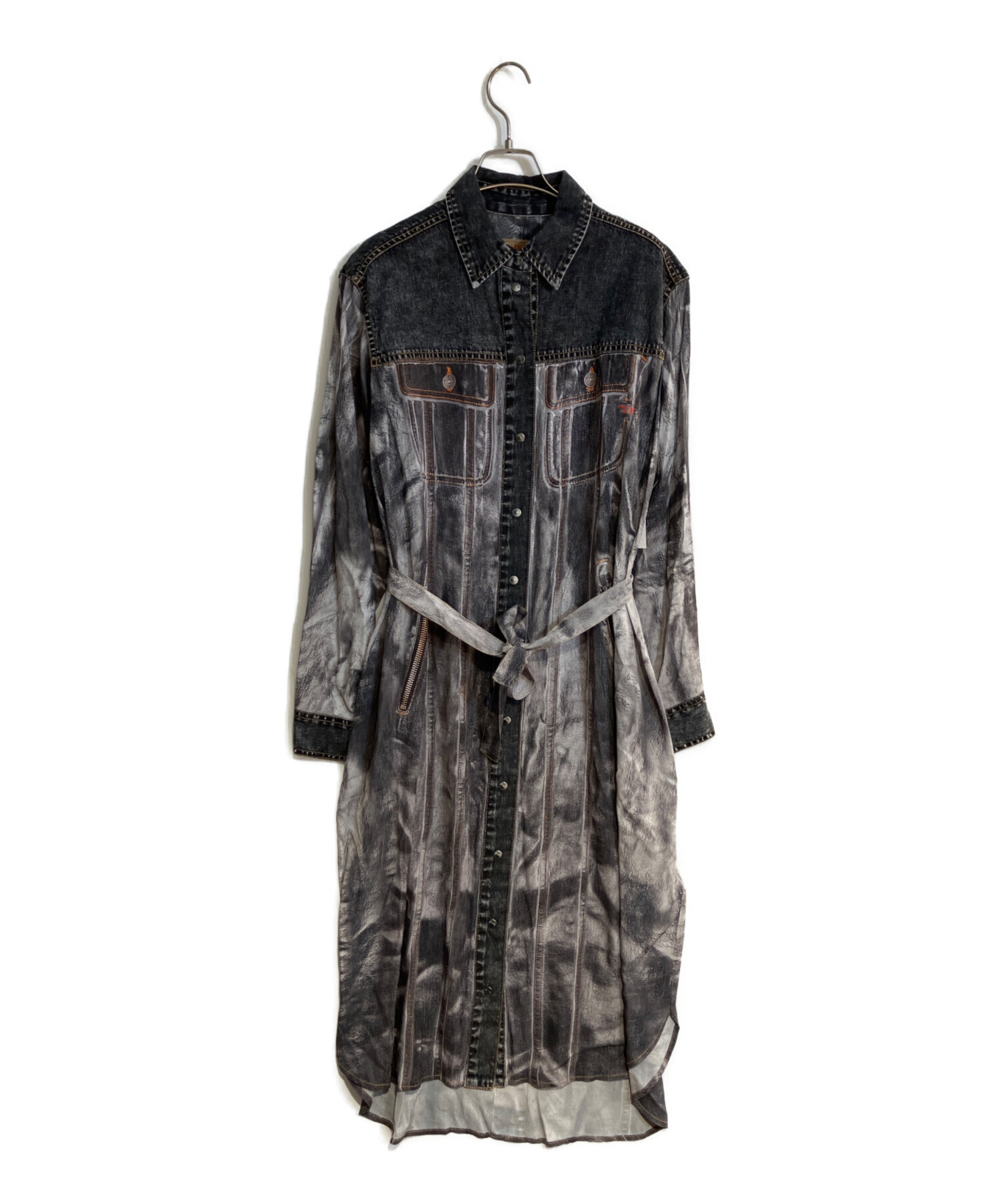 中古・古着通販】DIESEL (ディーゼル) D-ANISH-A ブラックデニム