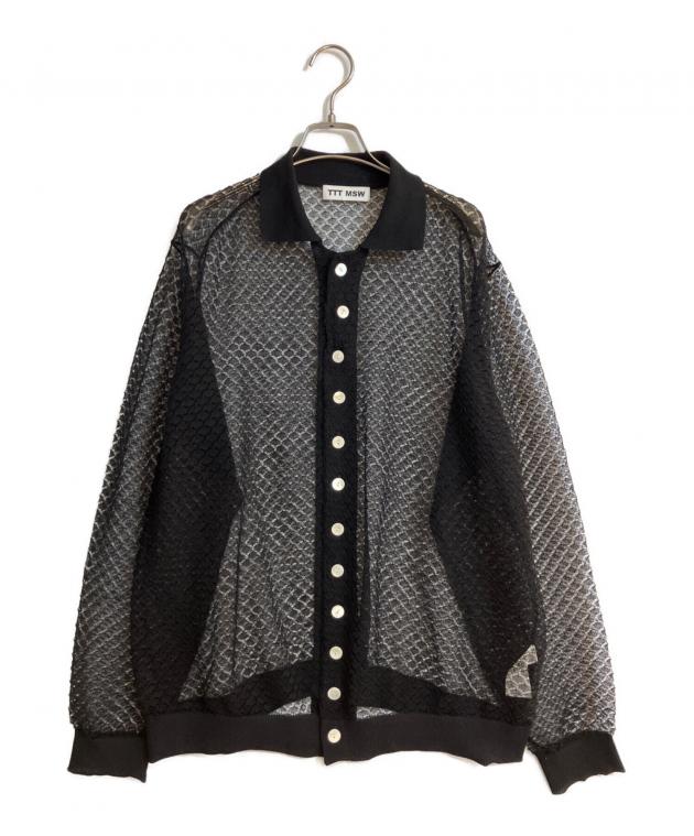 中古・古着通販】TTT MSW (ティー) See-Through Knit Cardigan
