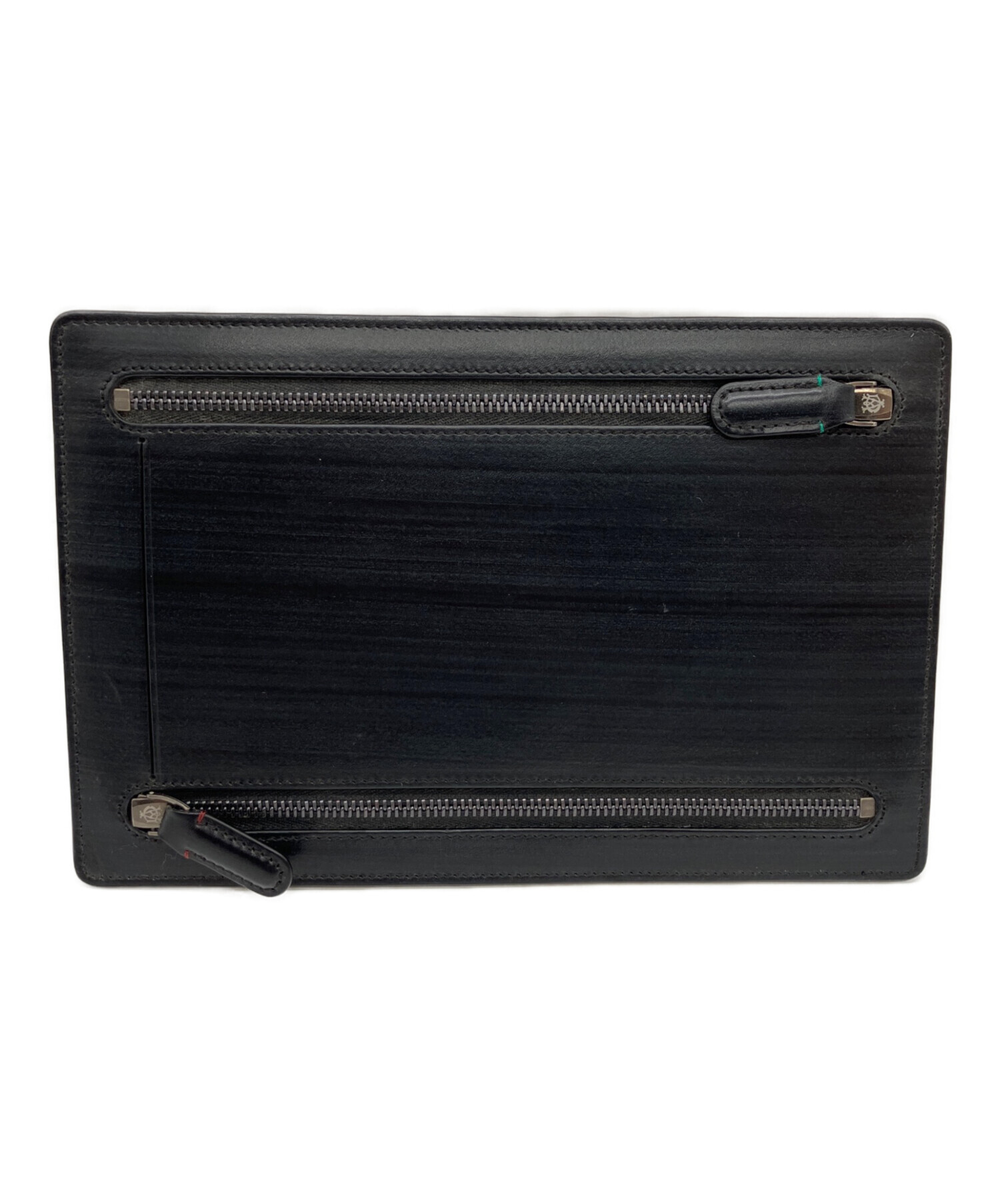 dunhill トラベルポーチ 黒 中古・古着通販】dunhill (ダンヒル) レザートラベルケース ブラック