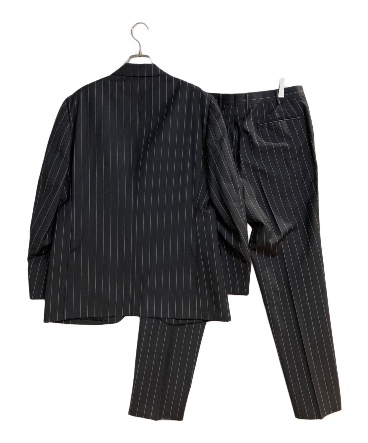 Hiltonヒルトン/チェック/セットアップパンツスーツ 中古・古着通販】Hilton (ヒルトン) ストライプセットアップスーツ