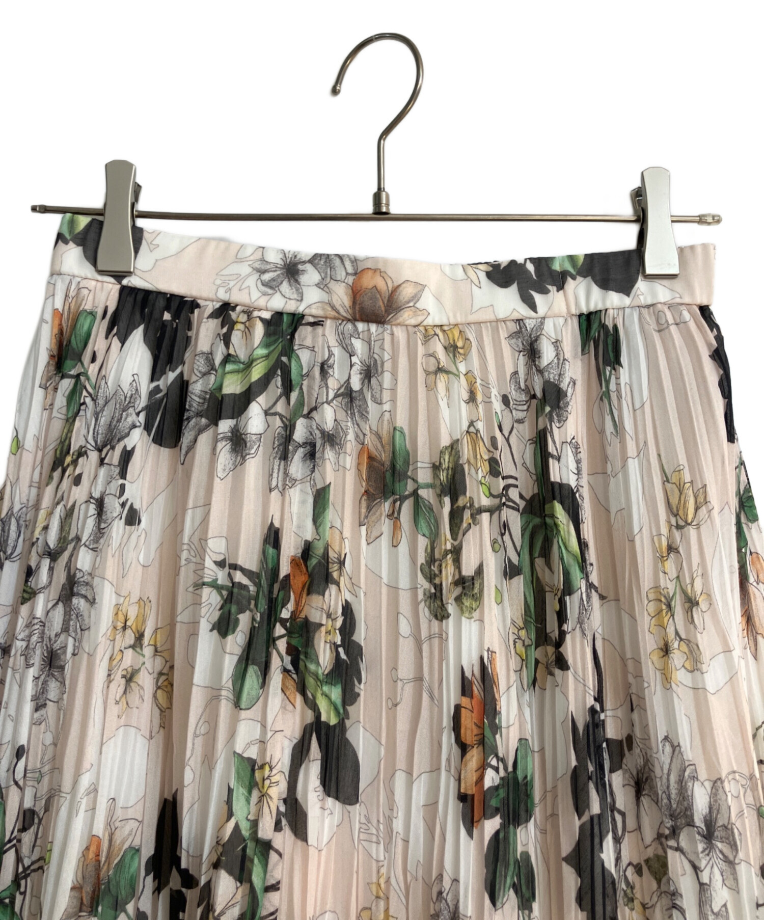 中古・古着通販】ANAYI (アナイ) bouquet プリント プリーツスカート