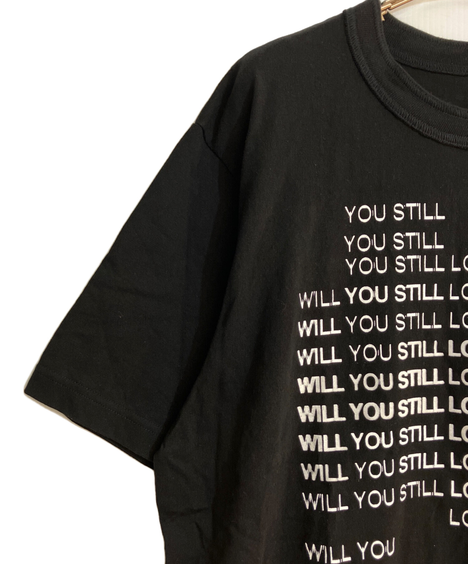 中古・古着通販】sacai (サカイ) プリントTシャツ ブラック サイズ:4
