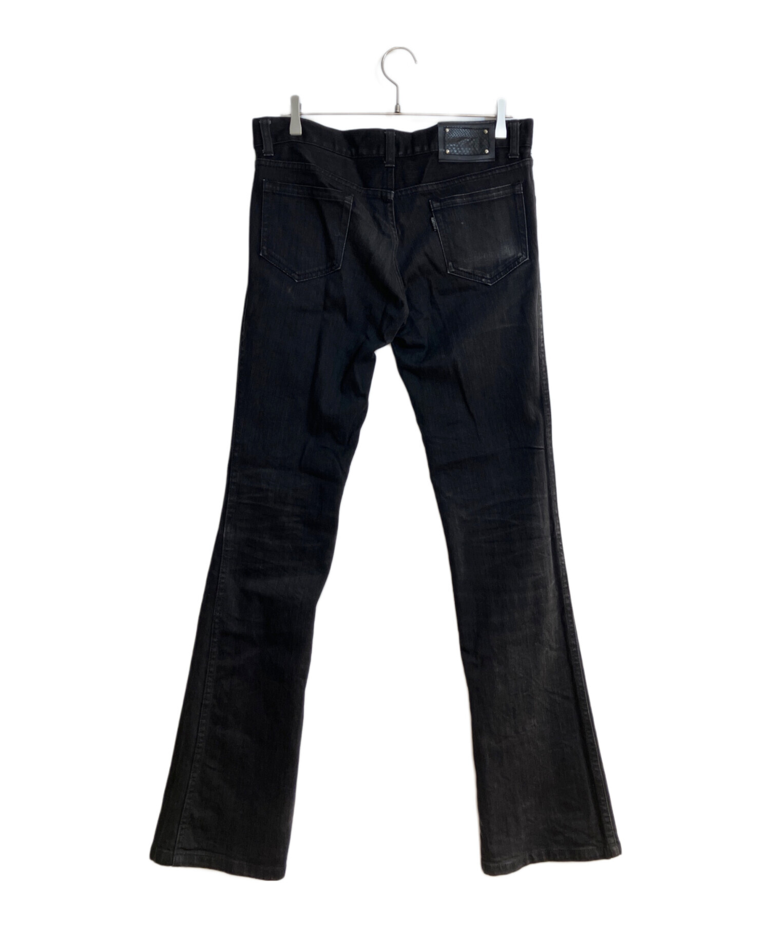 5351プールオム レザーパッチ　デニム　パイソン　牛革　鹿革　サイズM 中古・古着通販】5351 pour les hommes (5351プールオム) パイソン