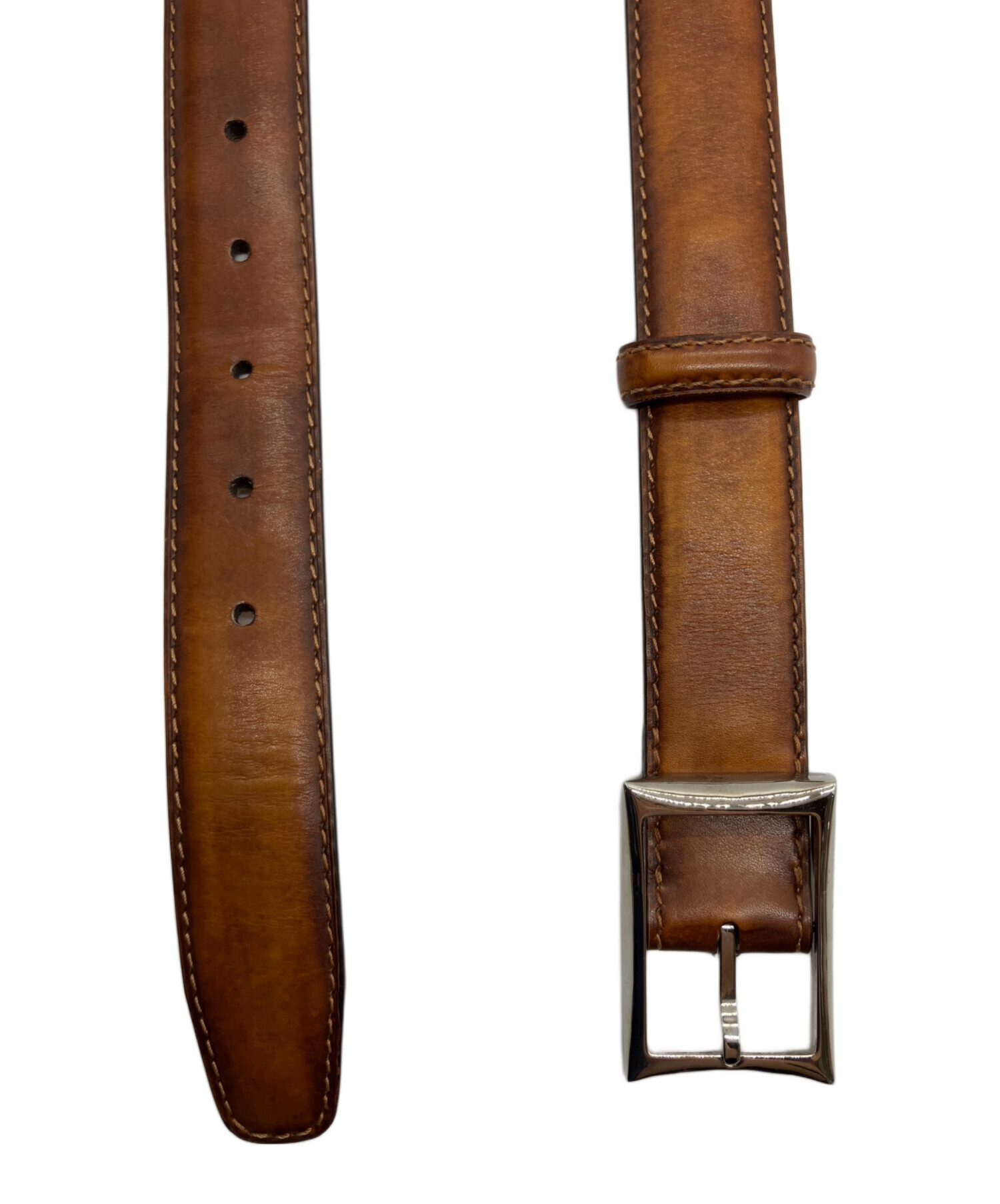 中古・古着通販】Berluti (ベルルッティ) レザーベルト ブラウン