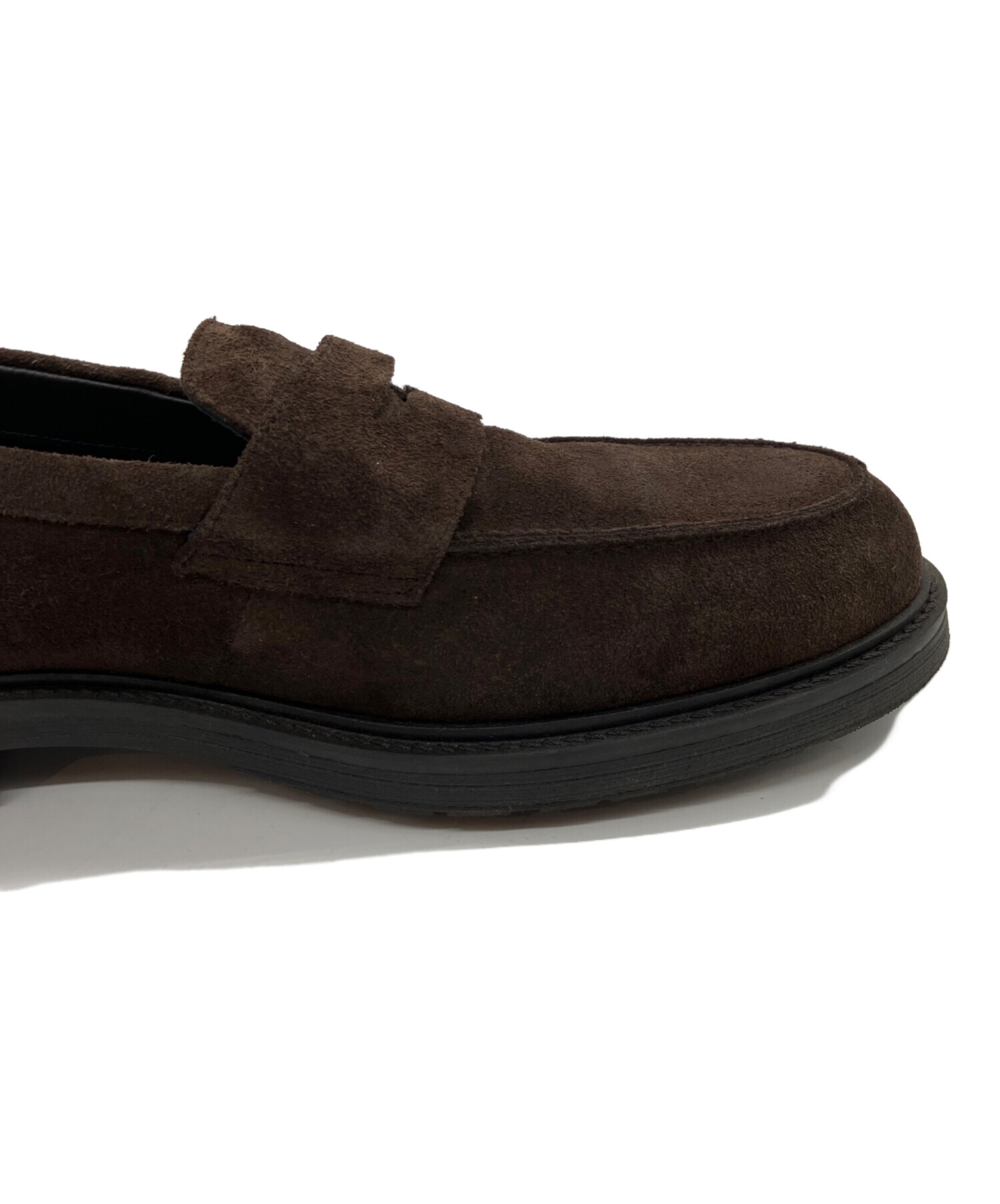 green label relaxing スエード ローファー 25 ブラック 中古・古着通販】green label relaxing (グリーンレーベルリラクシング