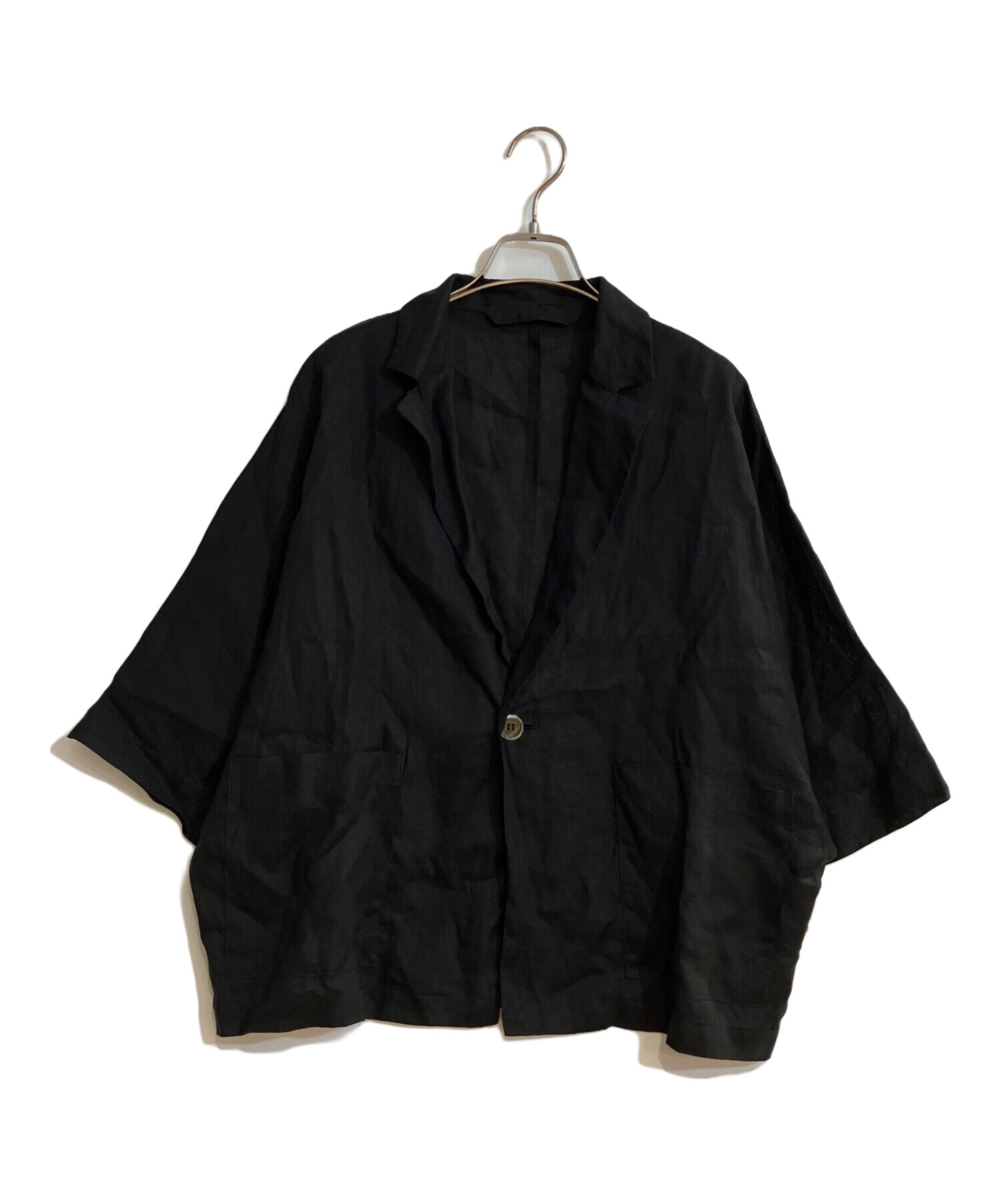BEARDSLEY リネン　ジャケット　フリーサイズ 中古・古着通販】BEARDSLEY (ビアズリー) リネンドルマンシャツ