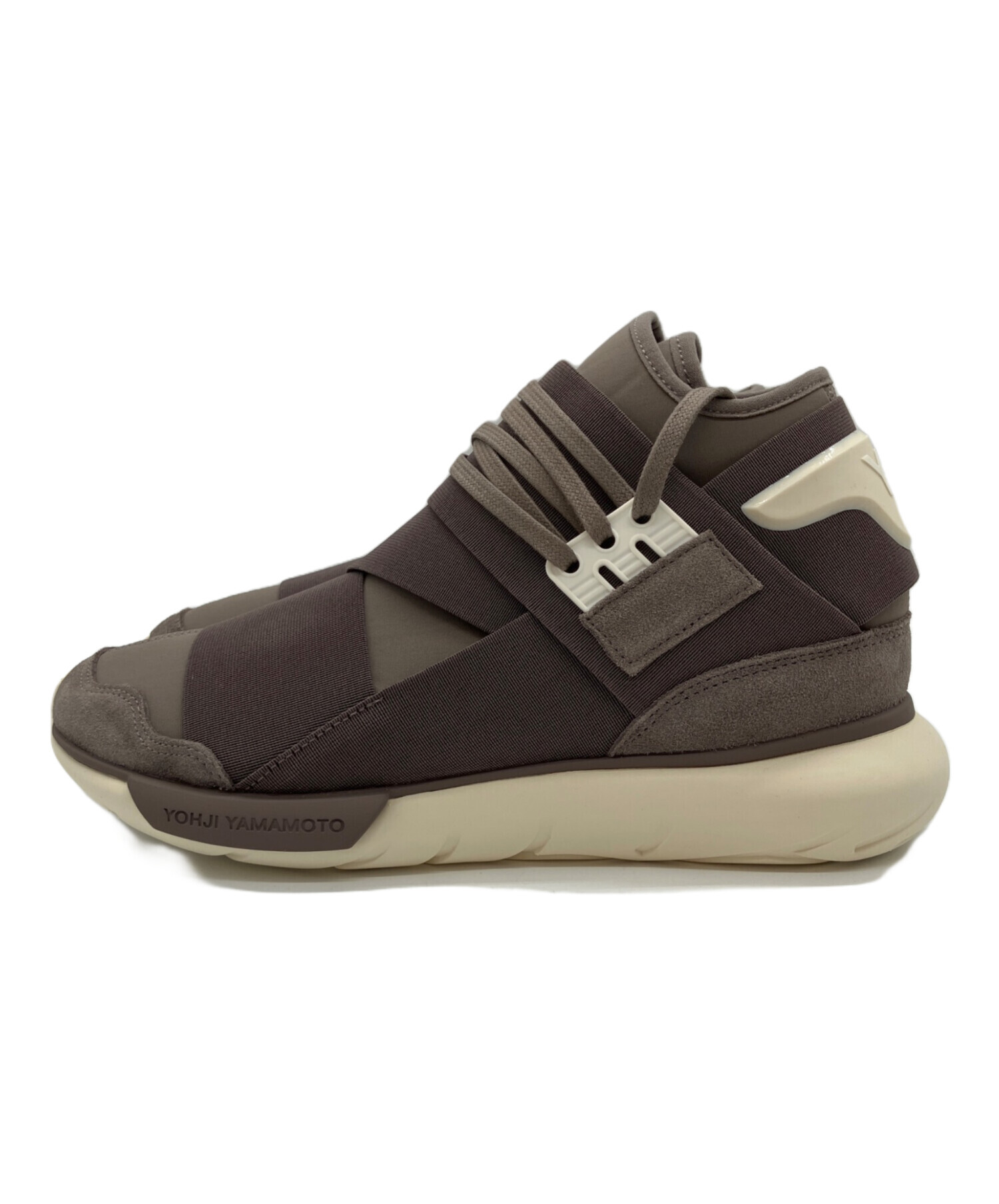 中古・古着通販】Y-3 (ワイスリー) Qasa High ベージュ サイズ:26.5cm