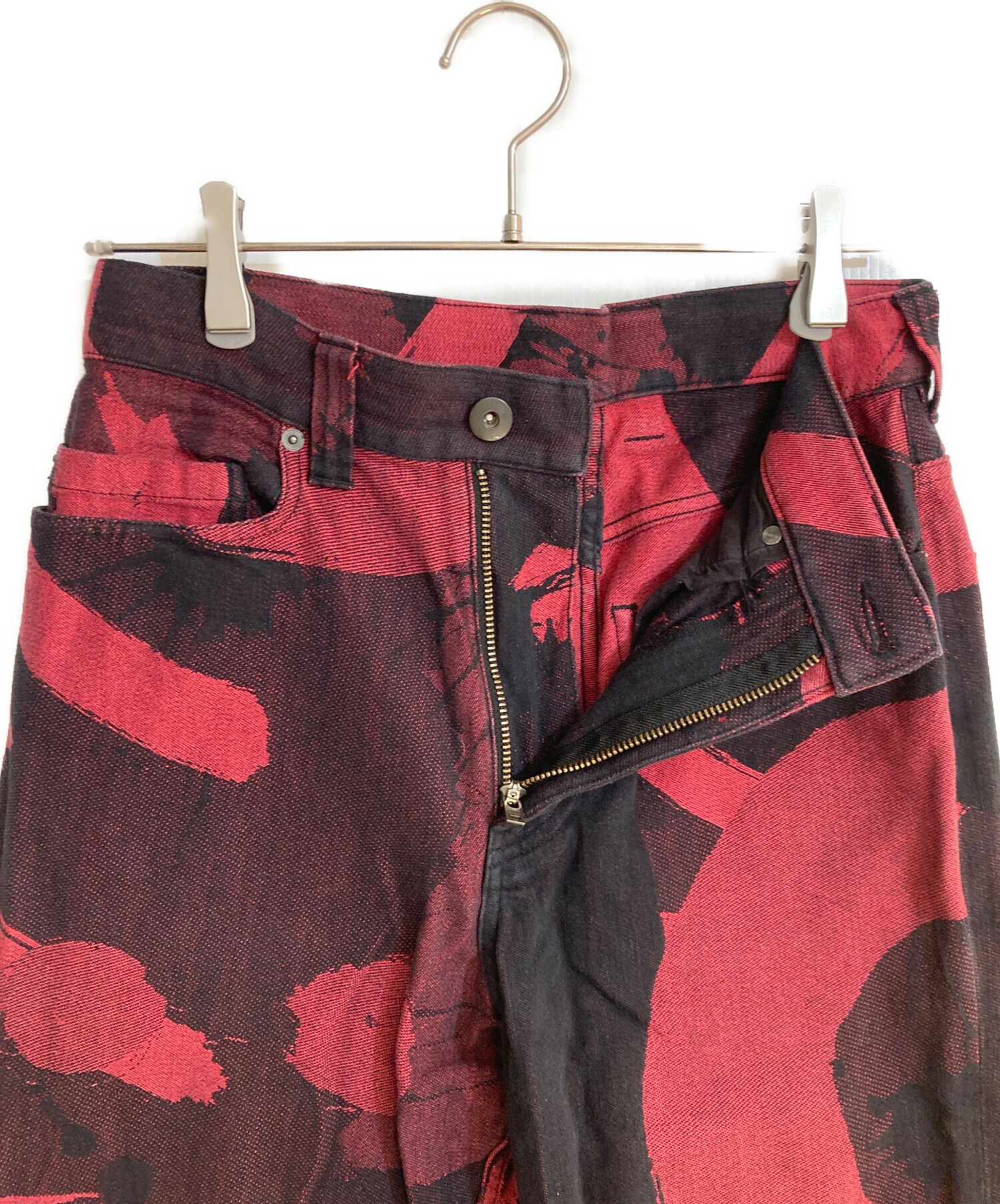 HOMME PLISSÉ ISSEY MIYAKE 赤 プリーツパンツ　中古 中古・古着通販】HOMME PLISSE ISSEY MIYAKE (オム プリッセ イッセイ