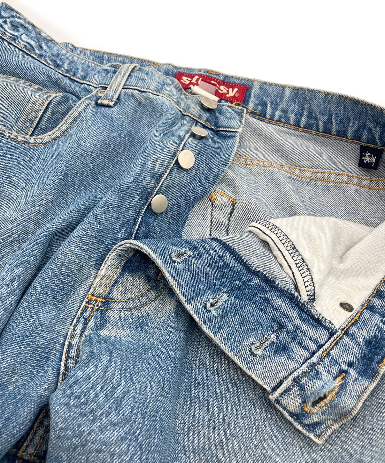 中古・古着通販】stussy (ステューシー) デニムパンツ インディゴ