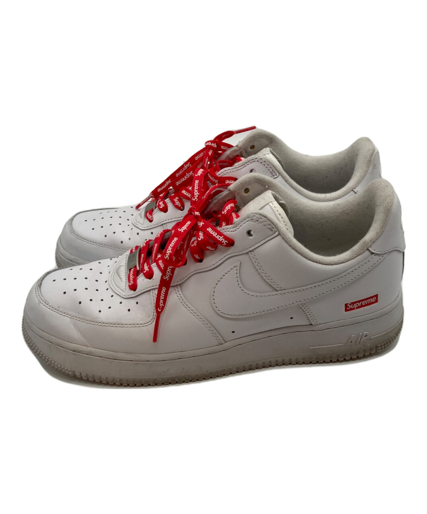 Supreme シュプリーム スニーカー 27cm 白 【古着】【中古】【送料無料】 中古・古着通販】NIKE (ナイキ) Supreme (シュプリーム) Air Force 1
