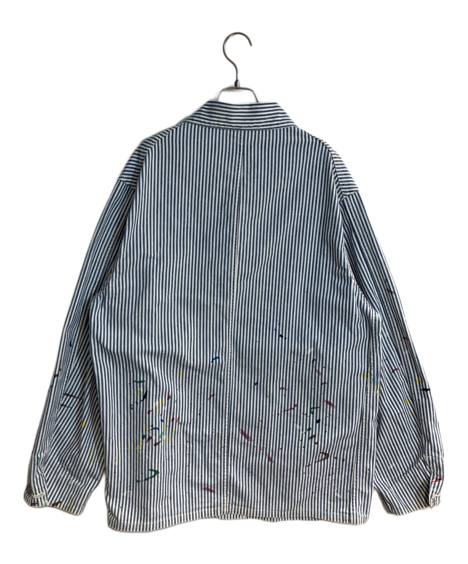 中古・古着通販】VISVIM (ビズビム) COVERALL JKT DMGD ブルー サイズ
