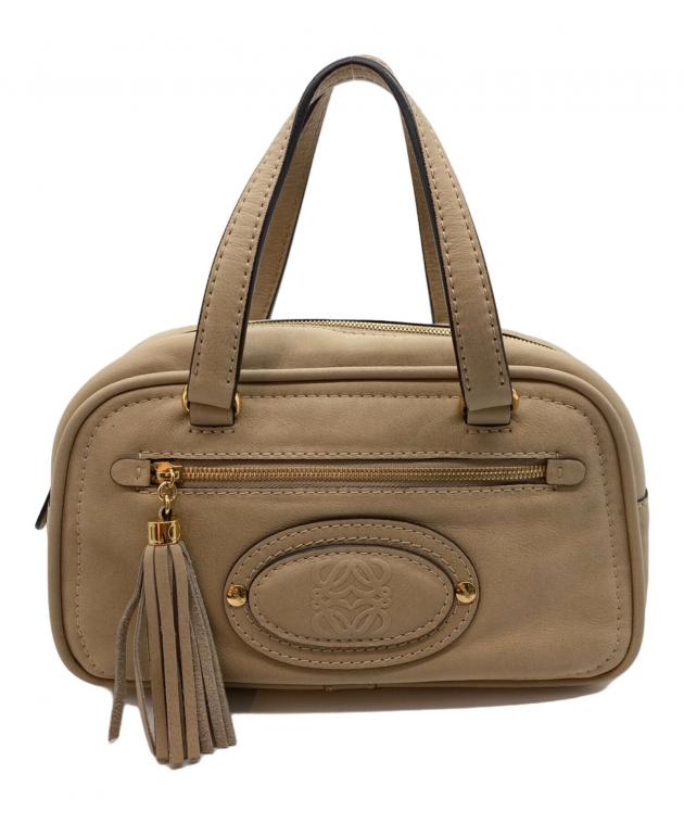 中古・古着通販】LOEWE (ロエベ) アナグラム タッセル ミニボストン