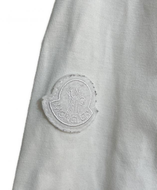 中古・古着通販】MONCLER (モンクレール) 長袖ロゴカットソー ホワイト