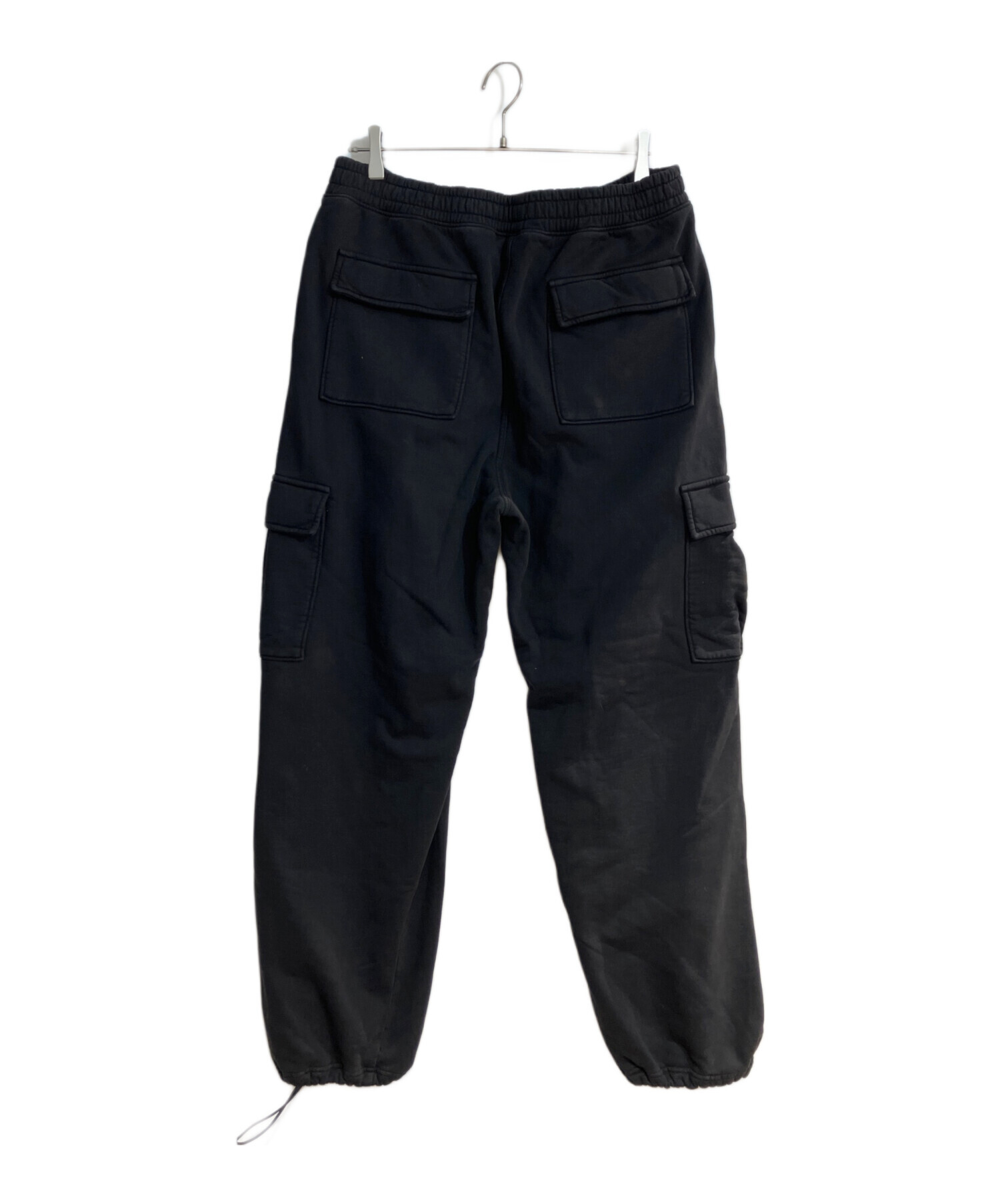 ［古着］Stussy ステューシー ブラック カーゴパンツ 中古・古着通販】stussy (ステューシー) スウェットカーゴパンツ