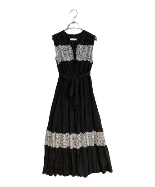 Her lip to Scala Lace-Trimmed Dress S 黒 中古・古着通販】Her lip to (ハーリップトゥ) Scala Lace-Trimmed