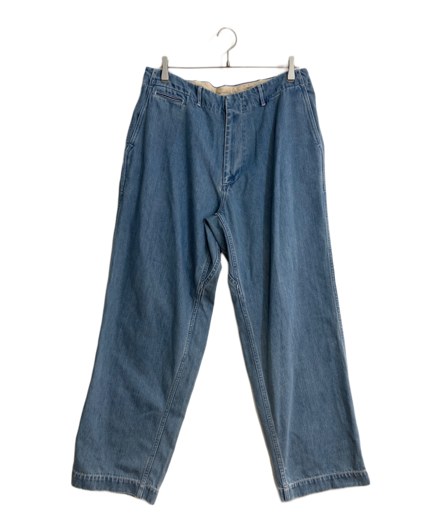 中古・古着通販】nanamica (ナナミカ) Wide Denim Pants/ワイドデニム 