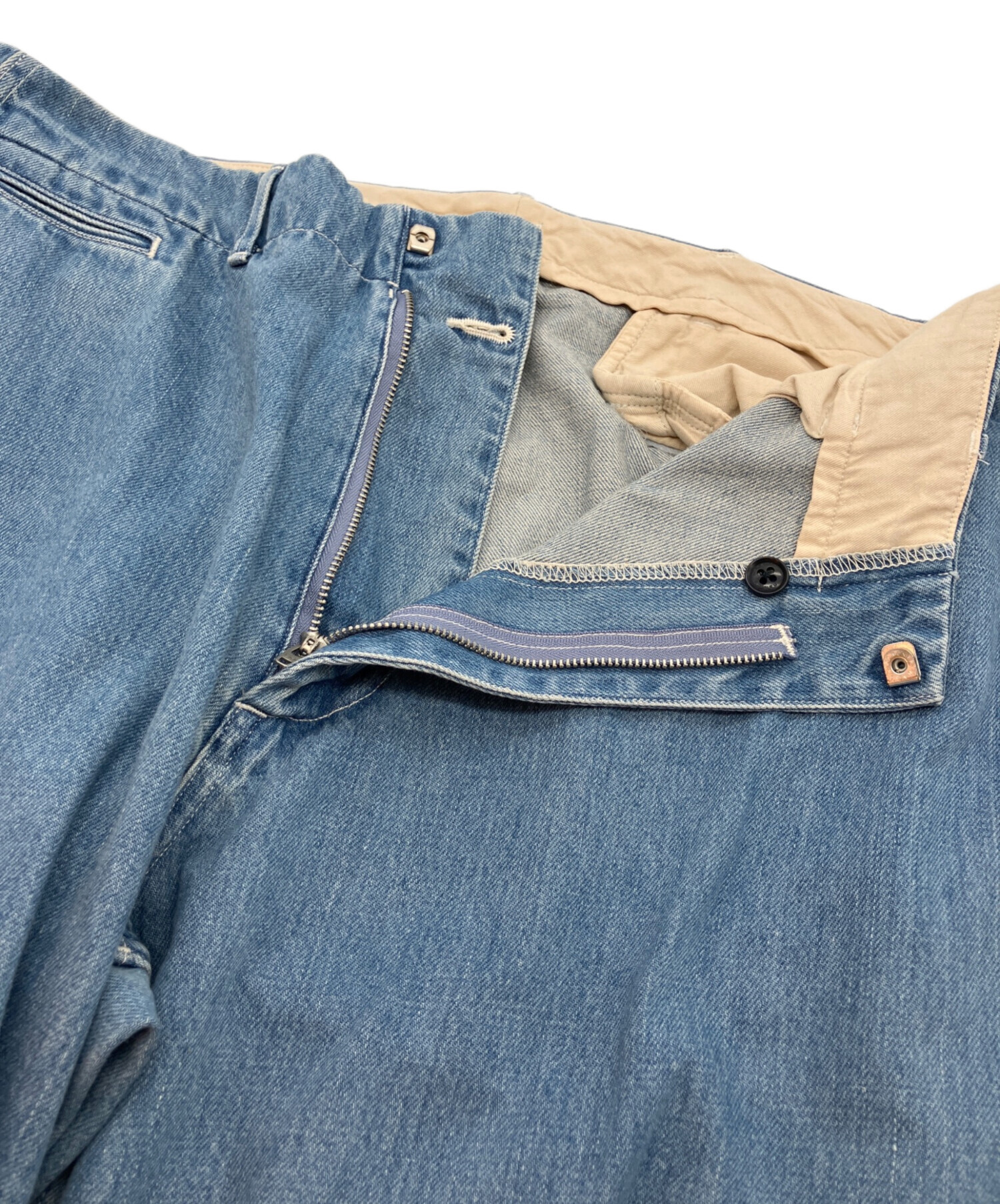 中古・古着通販】nanamica (ナナミカ) Wide Denim Pants/ワイドデニム 