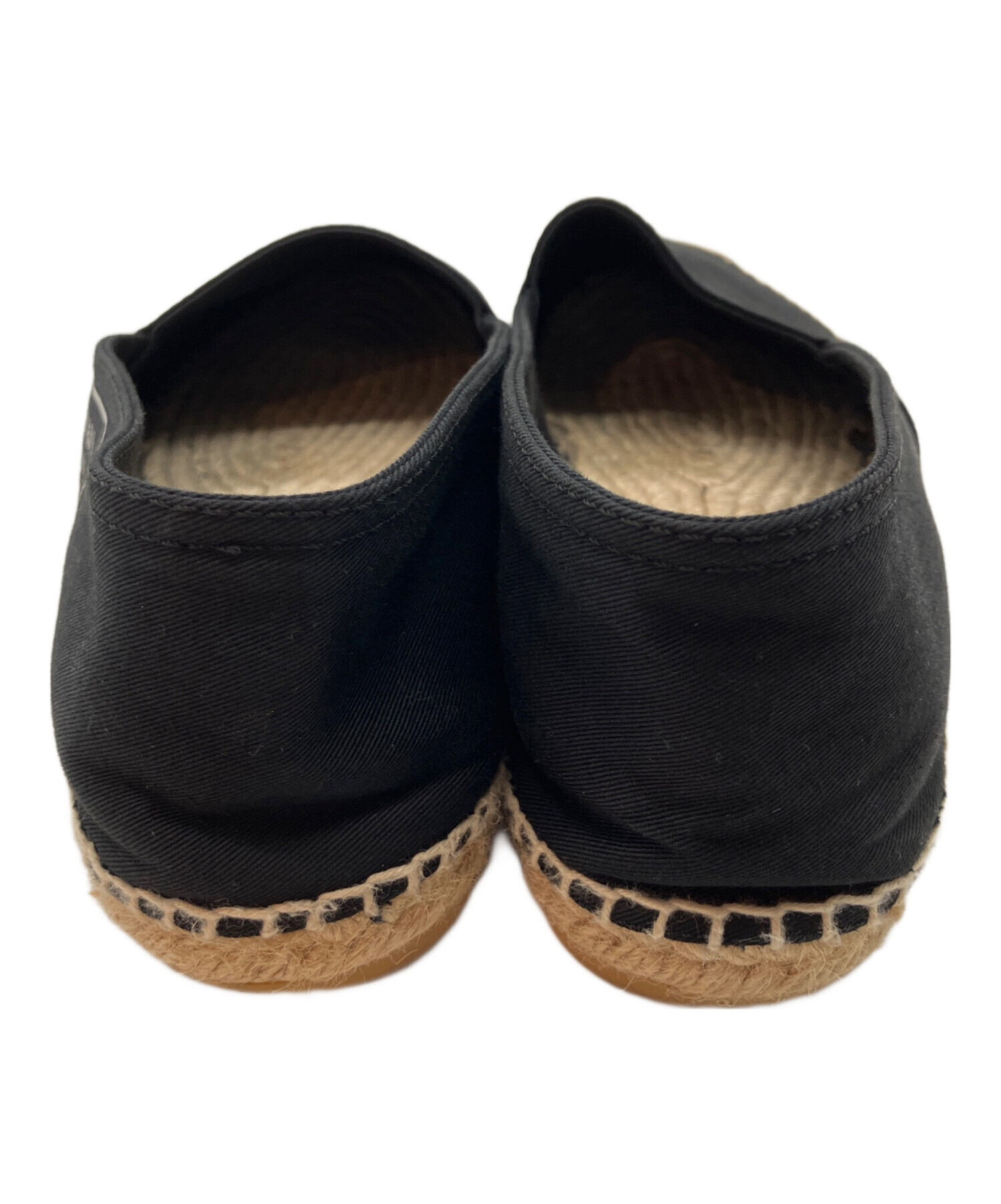 中古・古着通販】PRADA (プラダ) トライアングルロゴ エスパドリーユ 