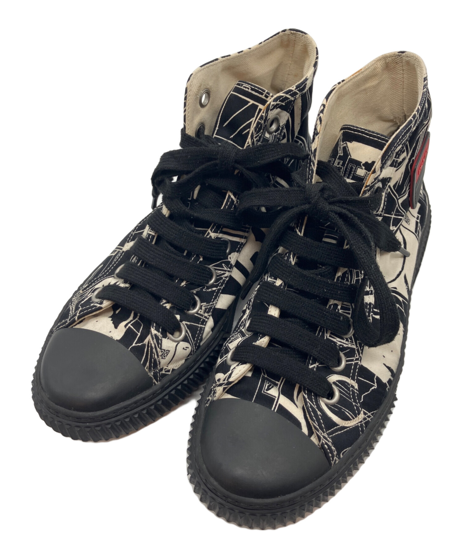 中古・古着通販】PRADA SPORTS (プラダスポーツ) COMIC HIGH TOP